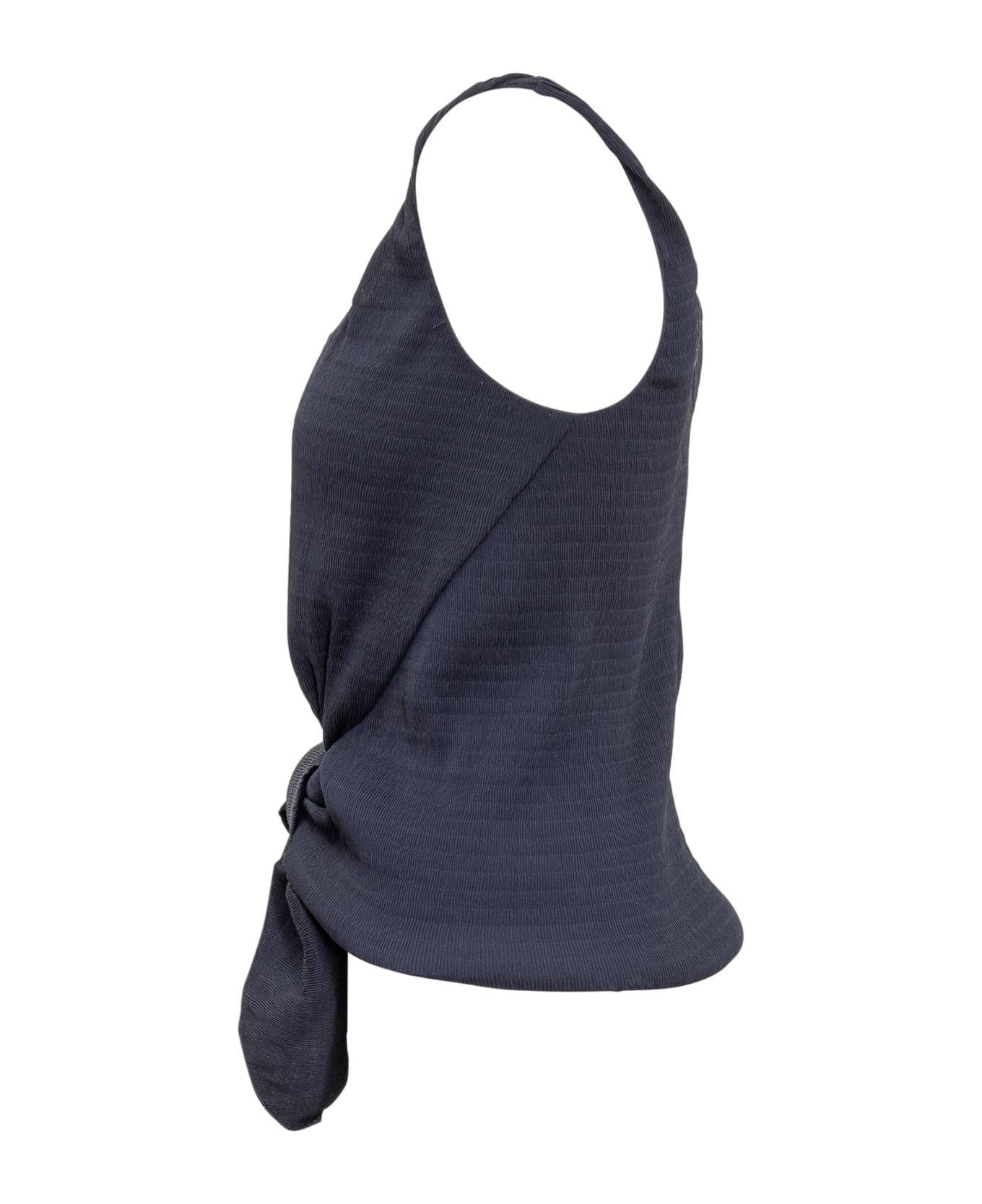 J.W. Anderson Top With Straps And Knotted Detail - NAVY