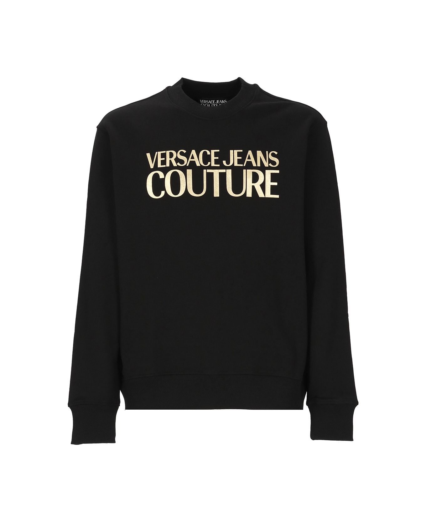 Versace Jeans Couture Tick Foil Sweatshirt - Black フリース