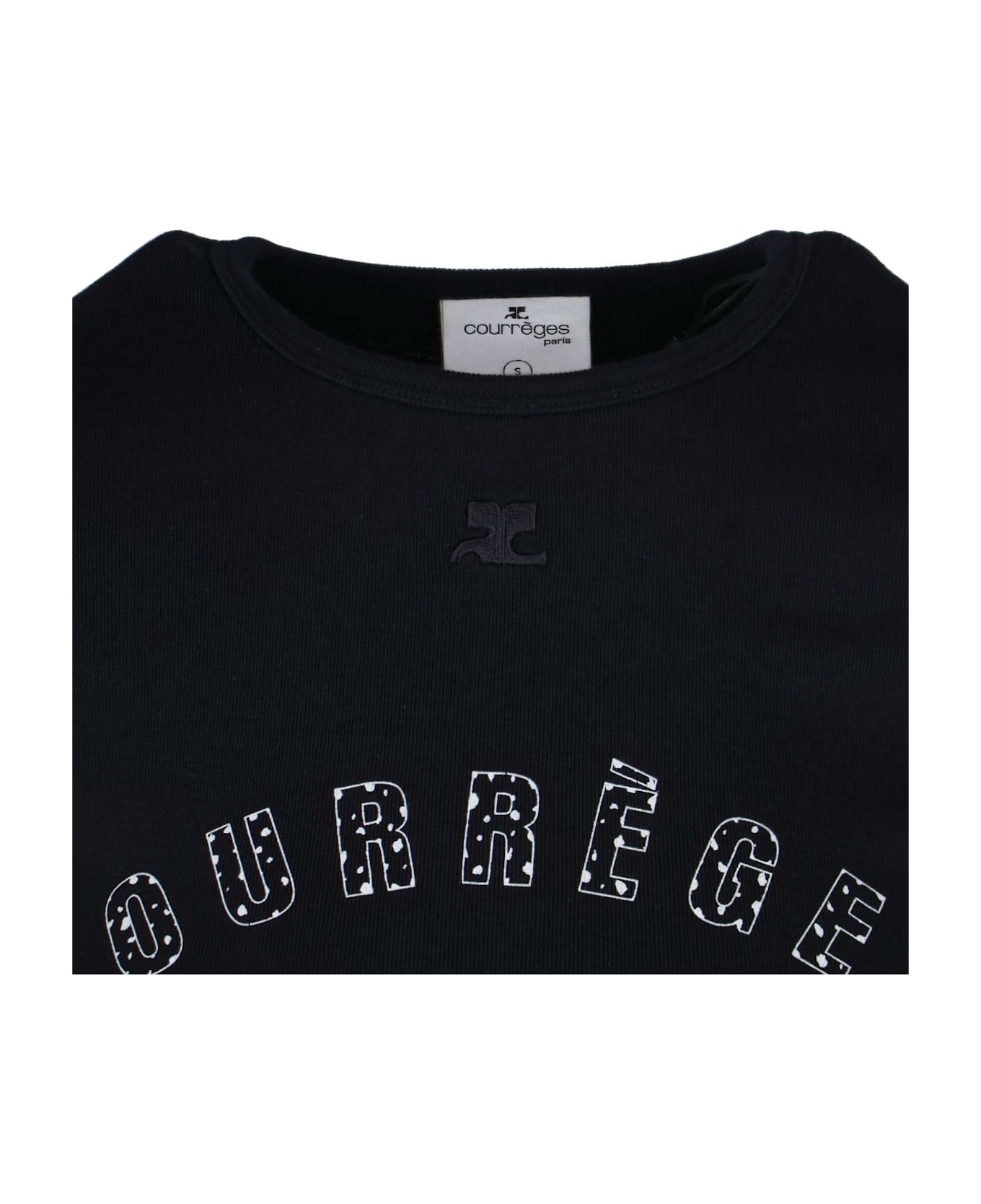 Courrèges 
medusa
 T-shirt - Black