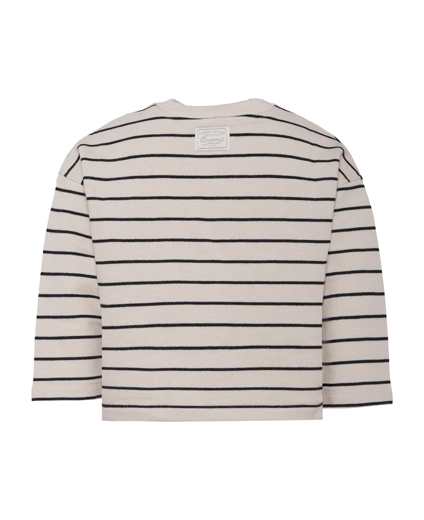 Bonpoint Ivory Sweatshirt For Girl With Camera - Ivory