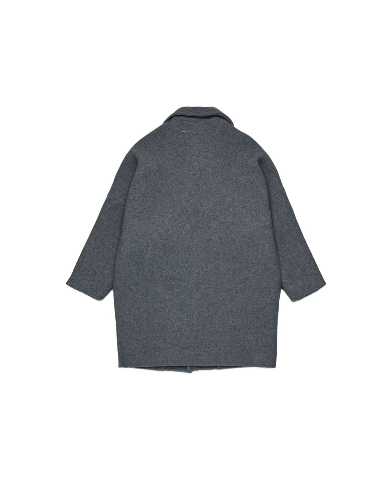 MM6 Maison Margiela Kids Wool Coat - Grey