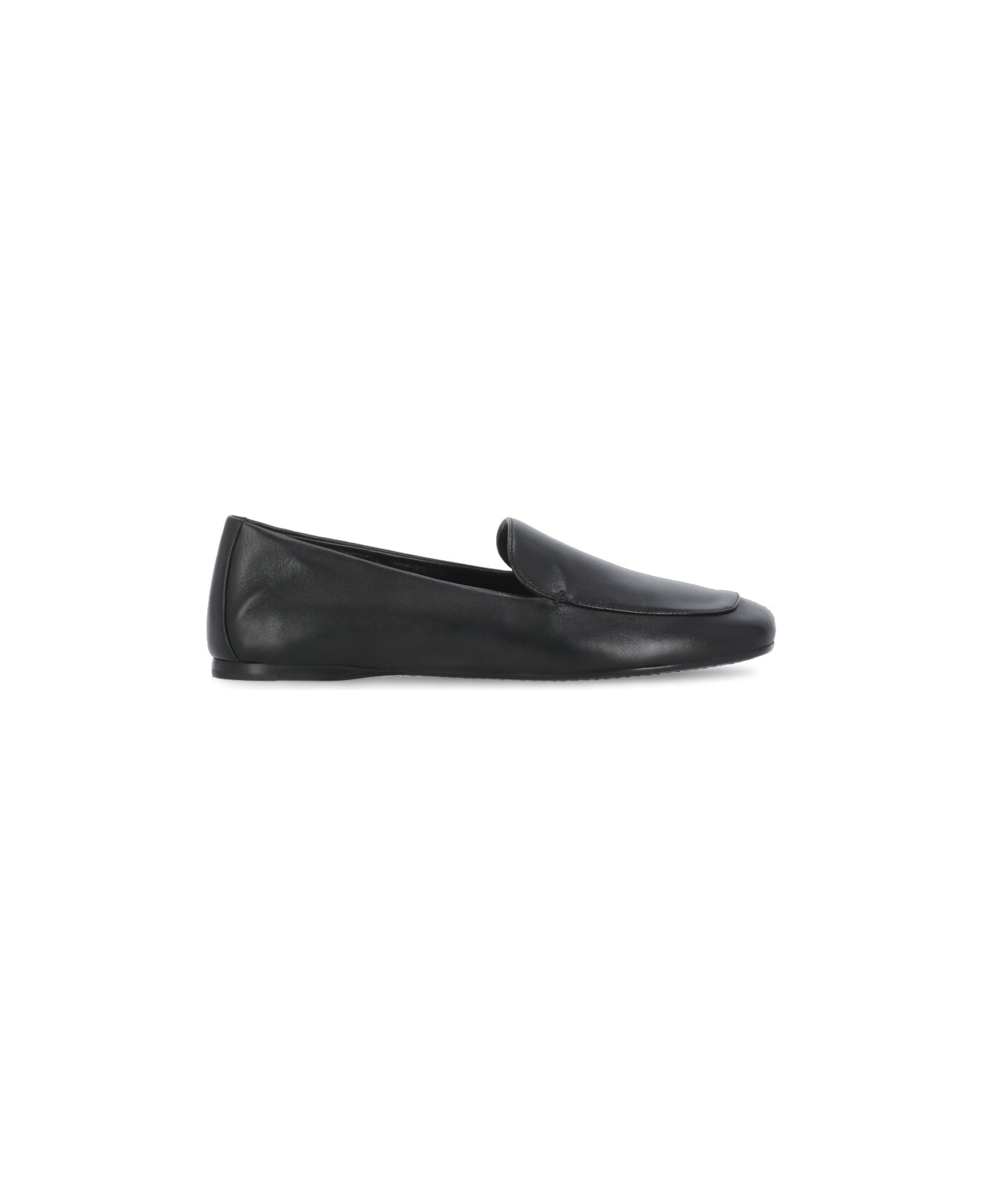 Khaite Leather Loafers - Black