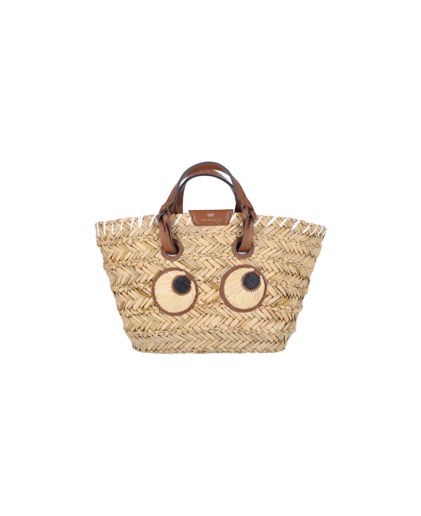 Anya Hindmarch 'eyes' Small Tote Bag - Beige トートバッグ