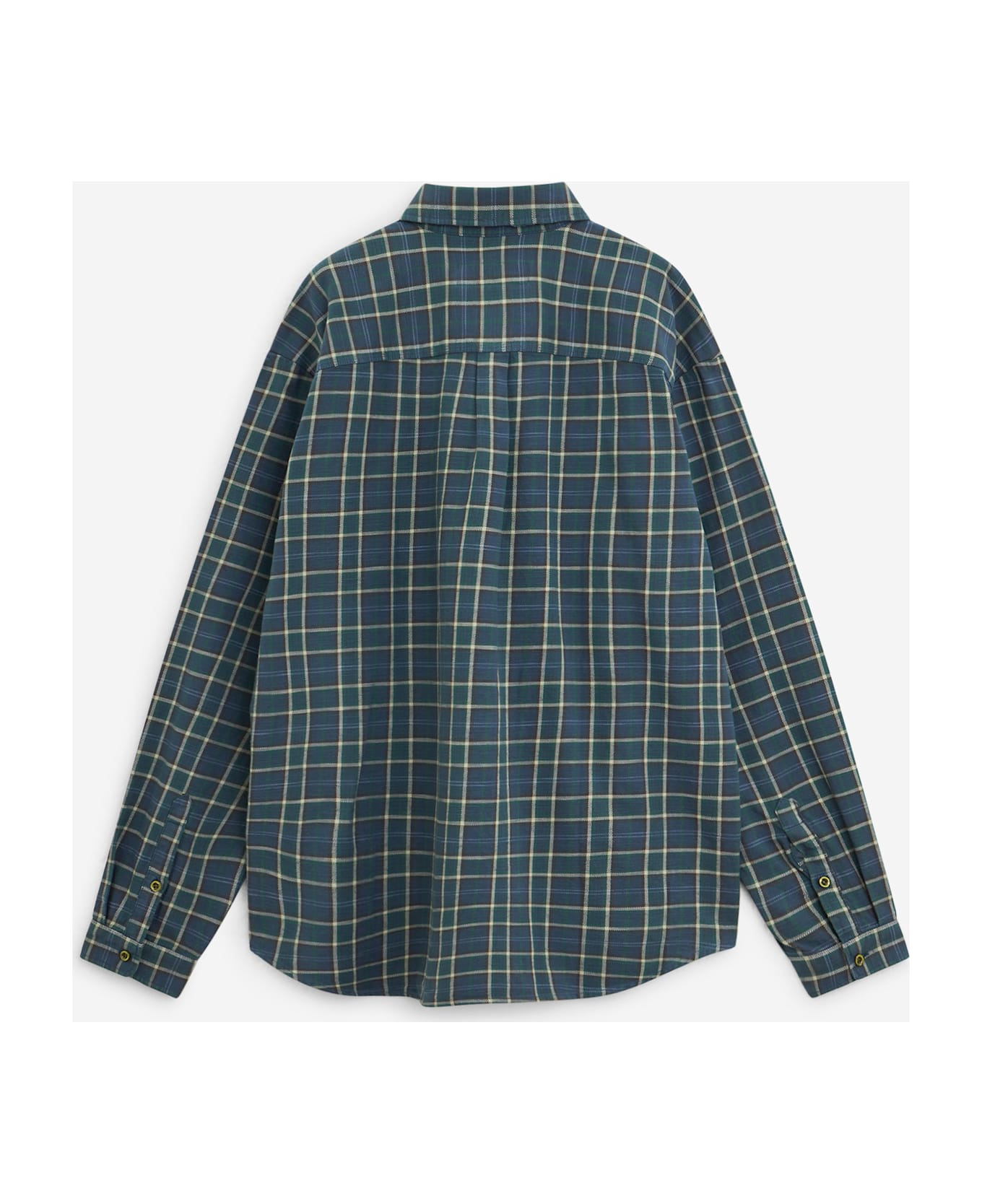 ERL Plaid Overshirt Shirt - blue