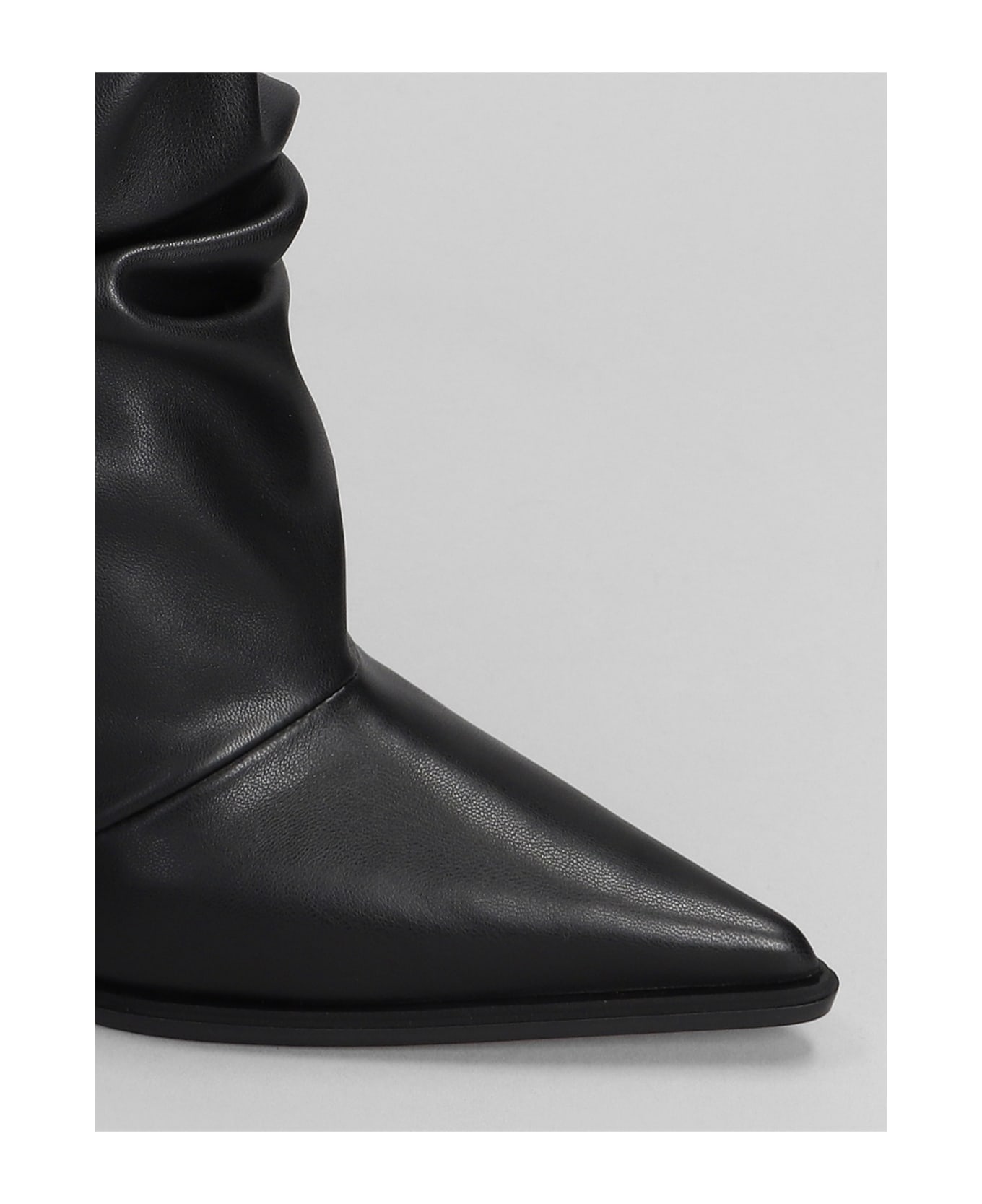 Alexandre Vauthier Boots In Black Leather - black