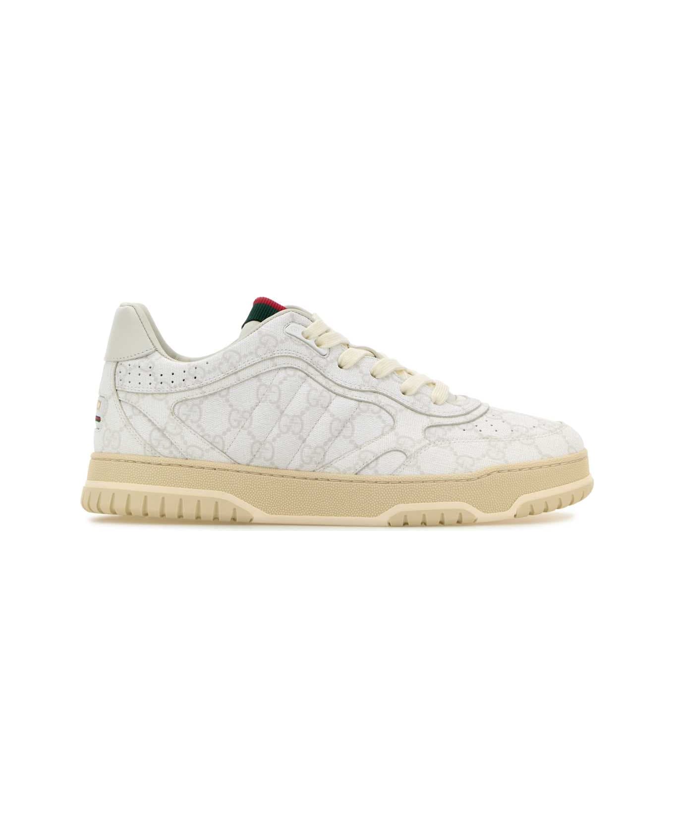 Gucci Gg Supreme Fabric Gucci Re-web Sneakers - WHGWVRVGW