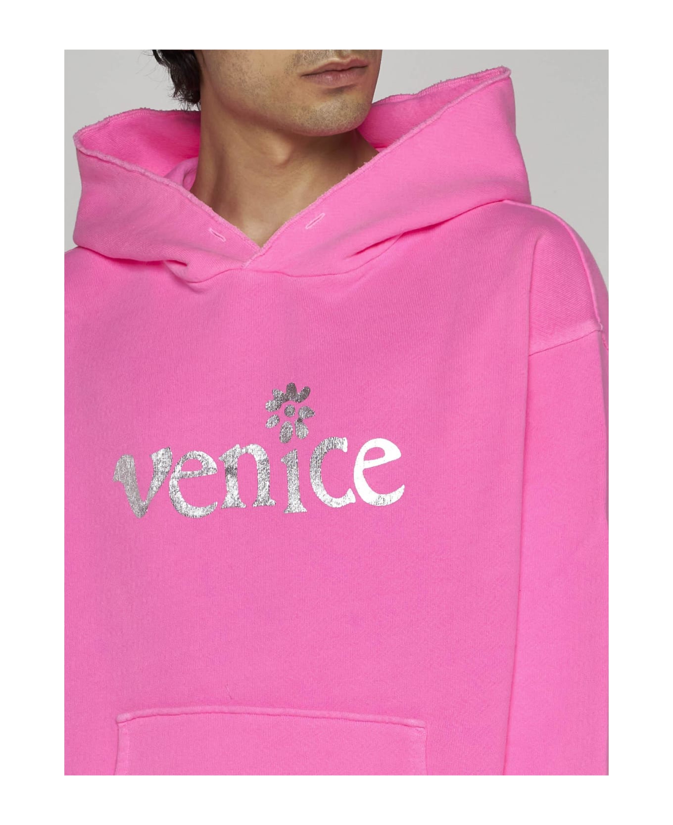ERL Venice Cotton Hoodie - Pink