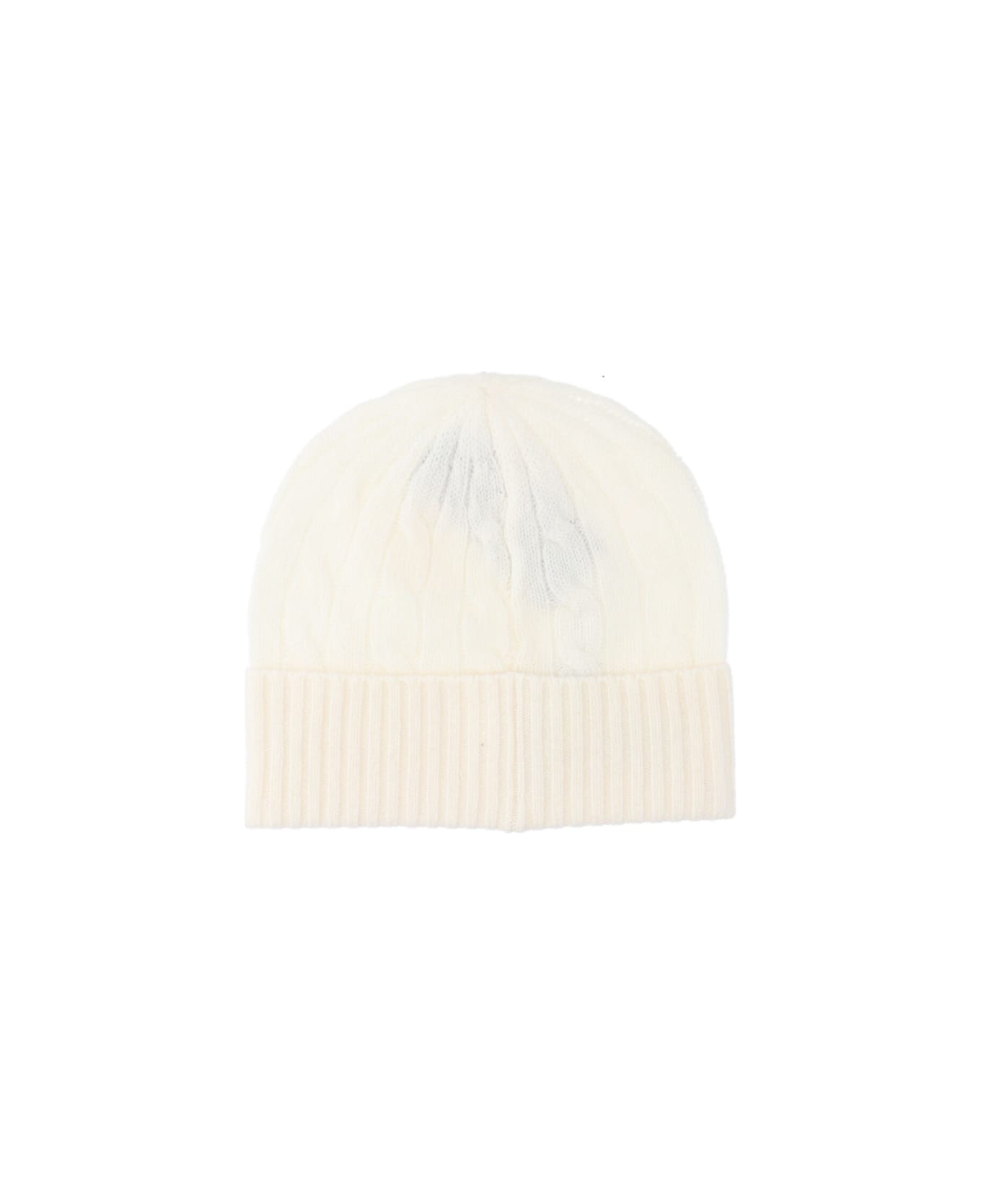 Polo Ralph Lauren Logo Beanie - Cream