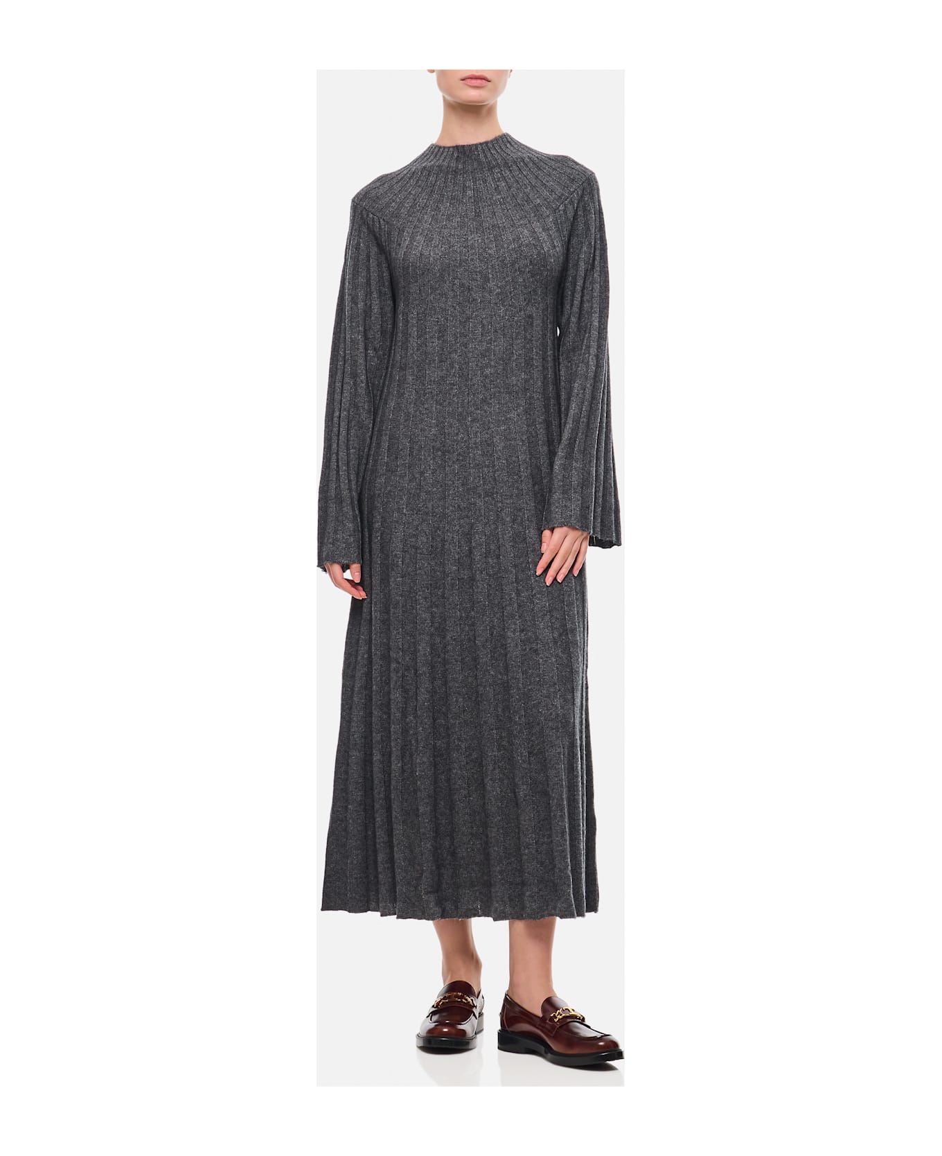 Loulou Studio Irma Knit Dress - Grey