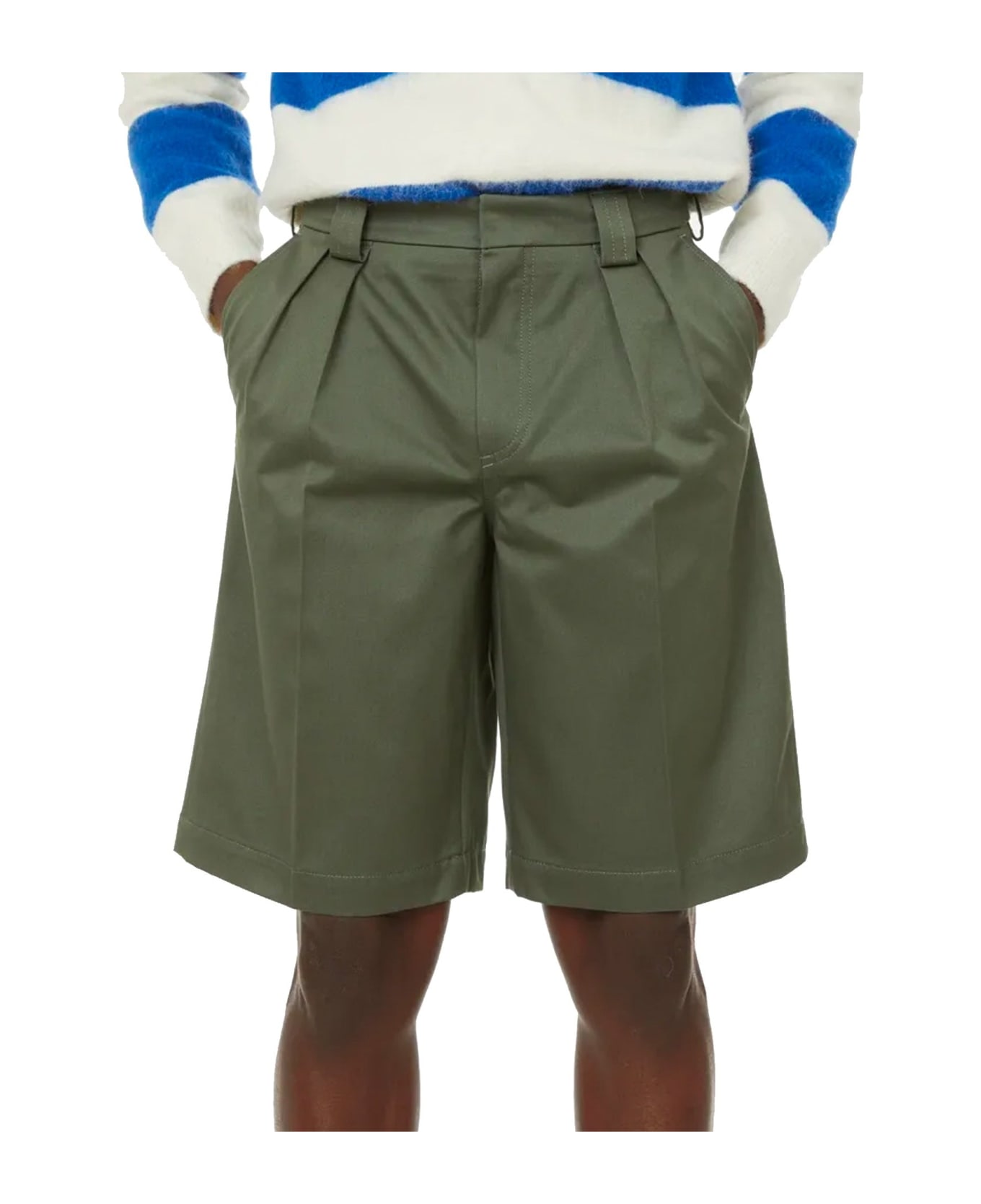 Jacquemus Cotton Shorts - Green