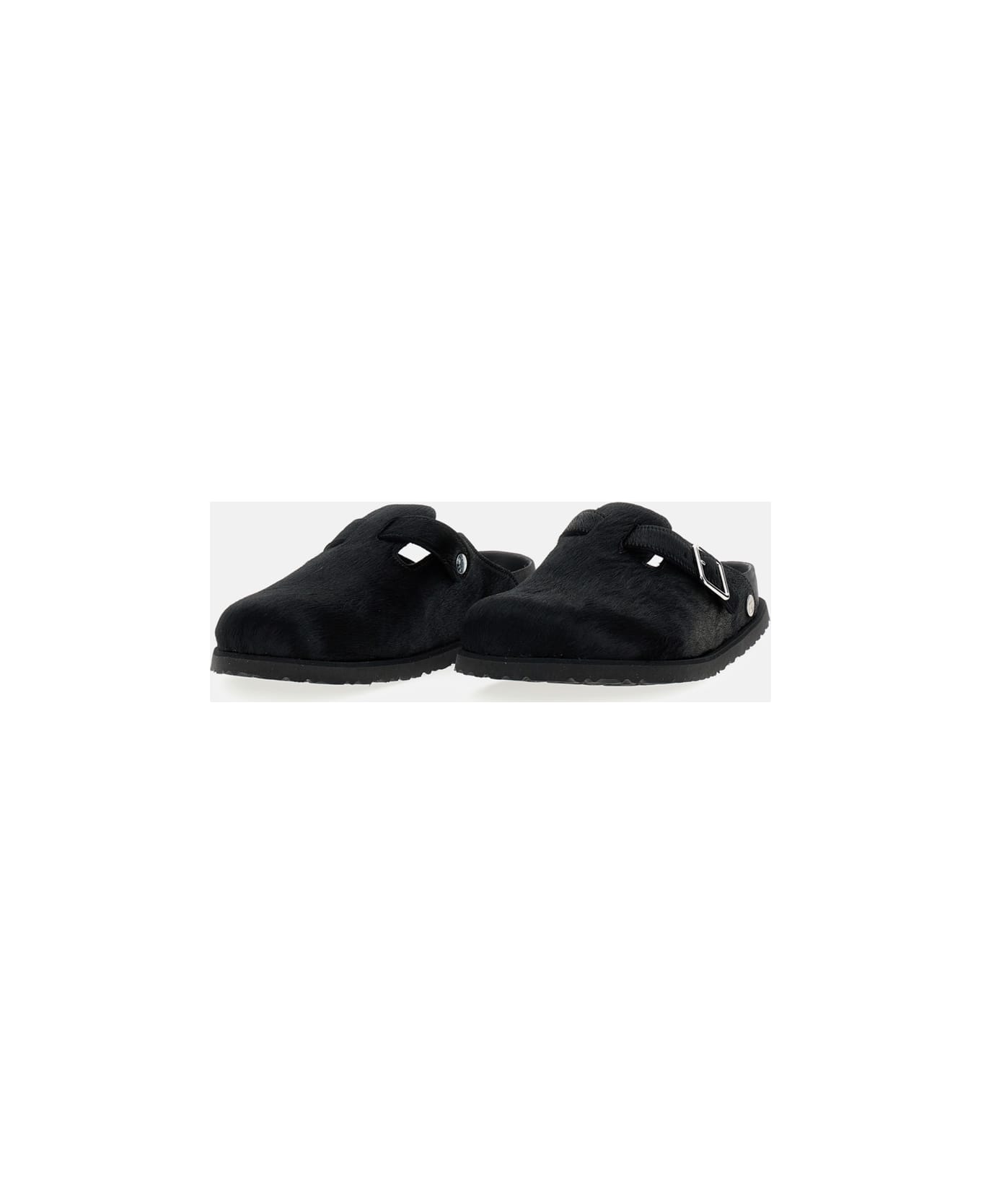 Birkenstock Boston Pony Hair Exq 1774 - Black