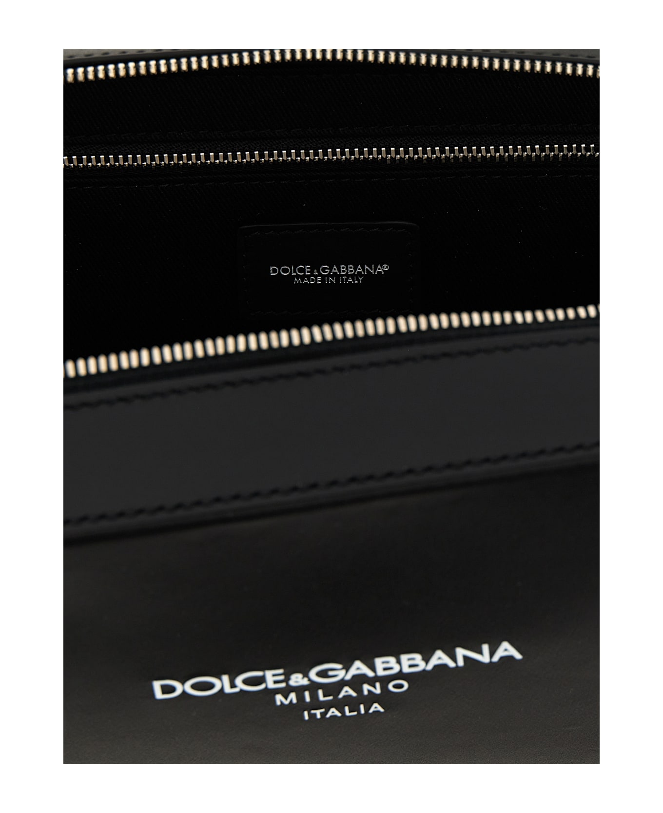 Dolce 
Gabbana Logo Shoulder Strap - Black  