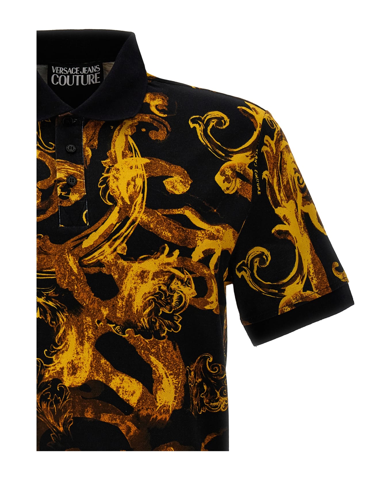 Versace Jeans Couture Polo Couture Print - Multicolor