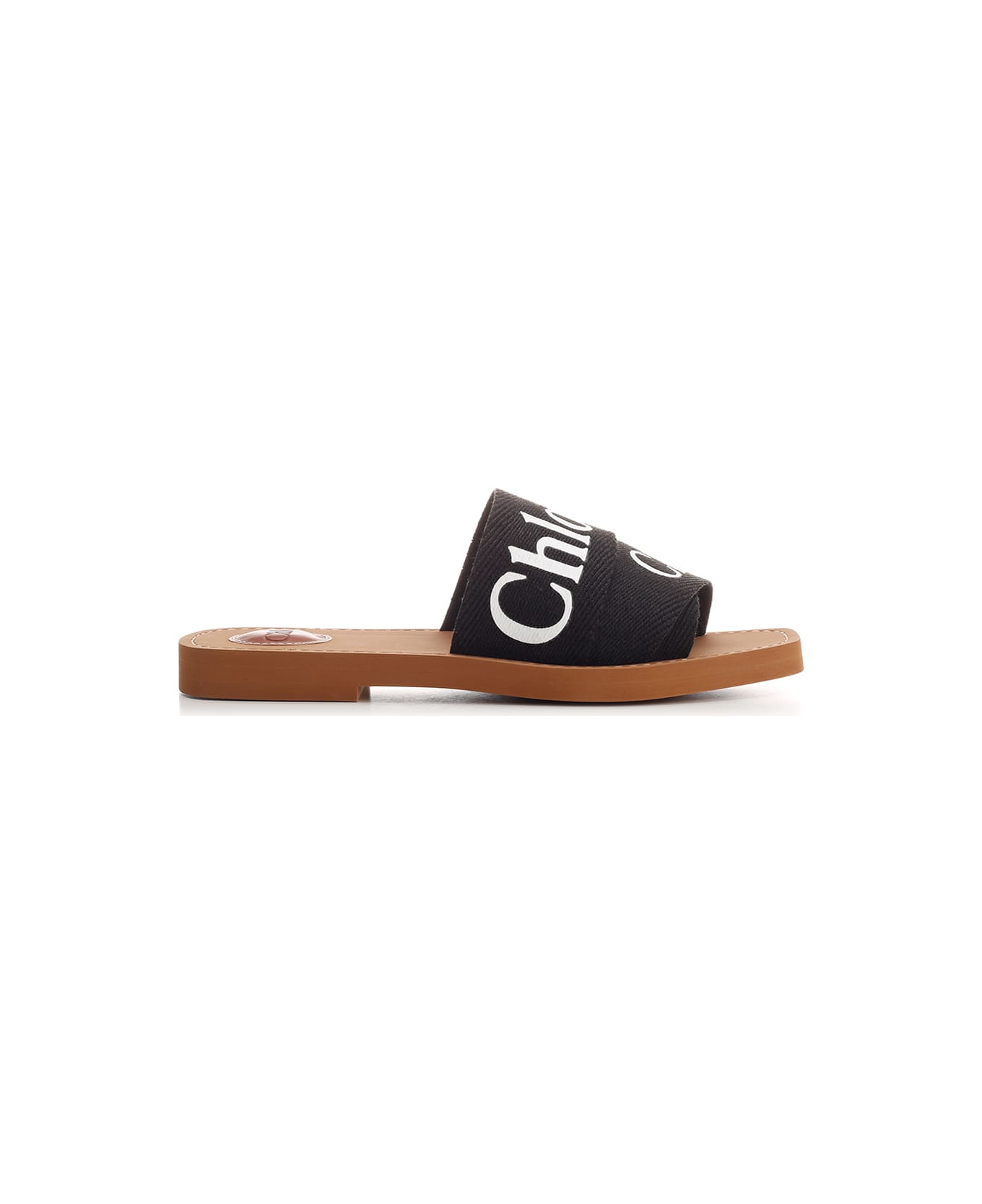 Chloé 'woody' Flat Sandal - Black