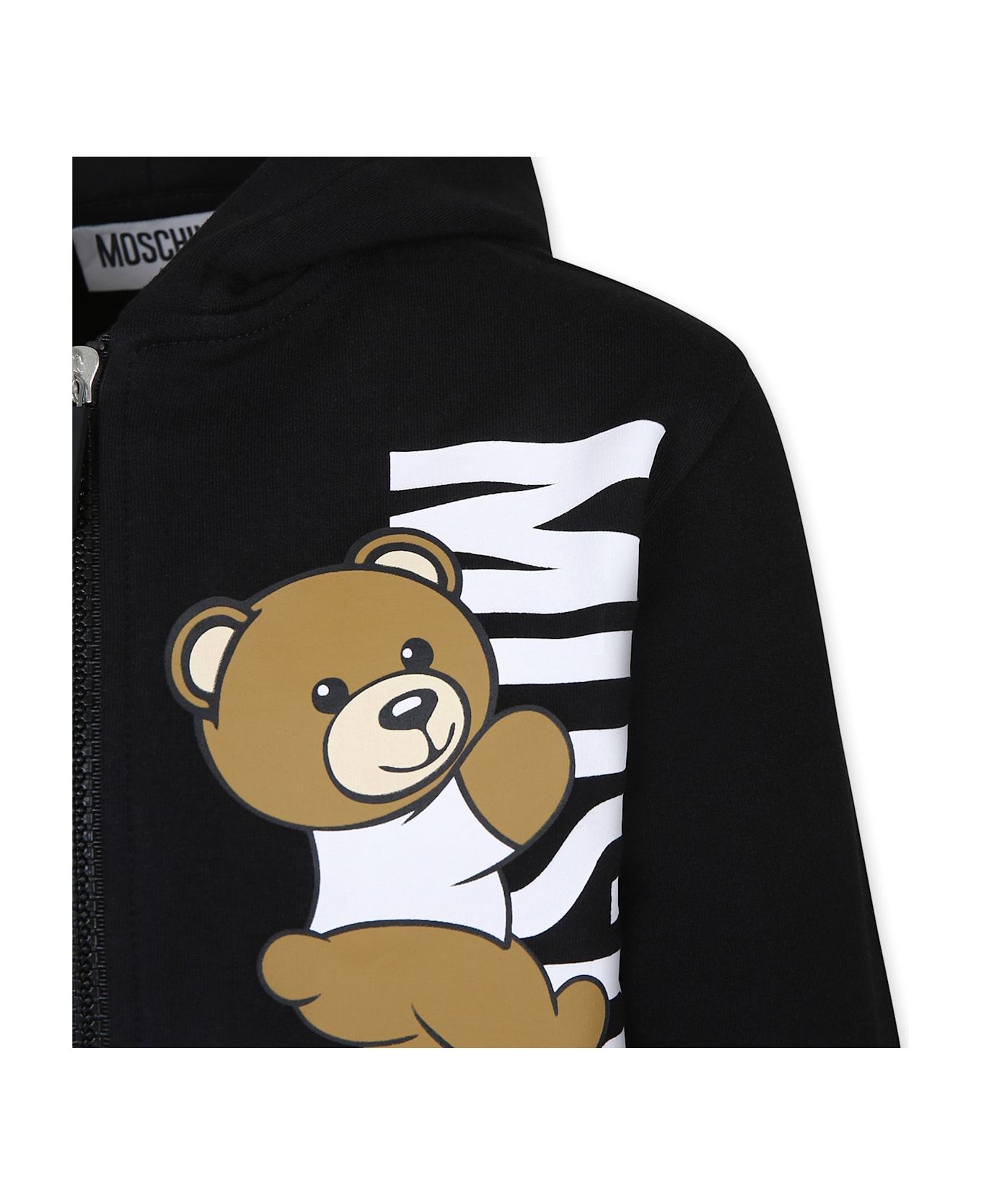 Moschino Black Suit For Boy With Teddy Bear - Black