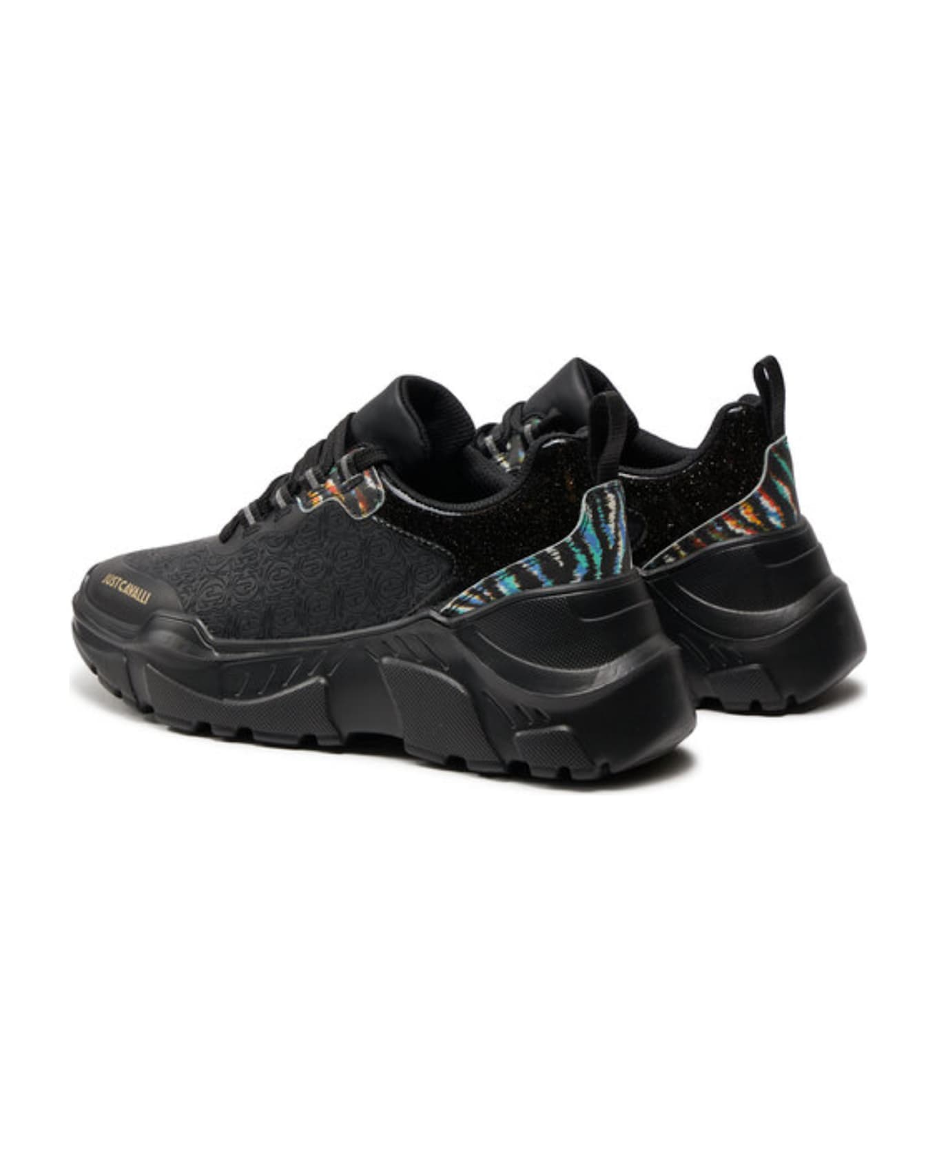 スニーカー JUST CAVALLI Woman Sneakers Black 78QA3SB2ZPA91 899 Just Cavalli Sneakers | italist