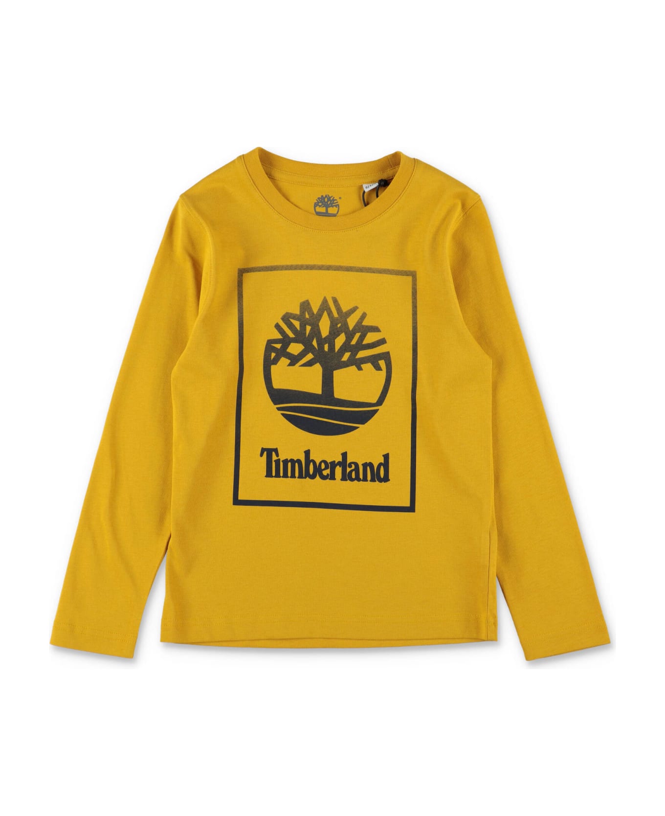 Timberland T-shirt Blu In Jersey Di Cotone Bambino - Blu