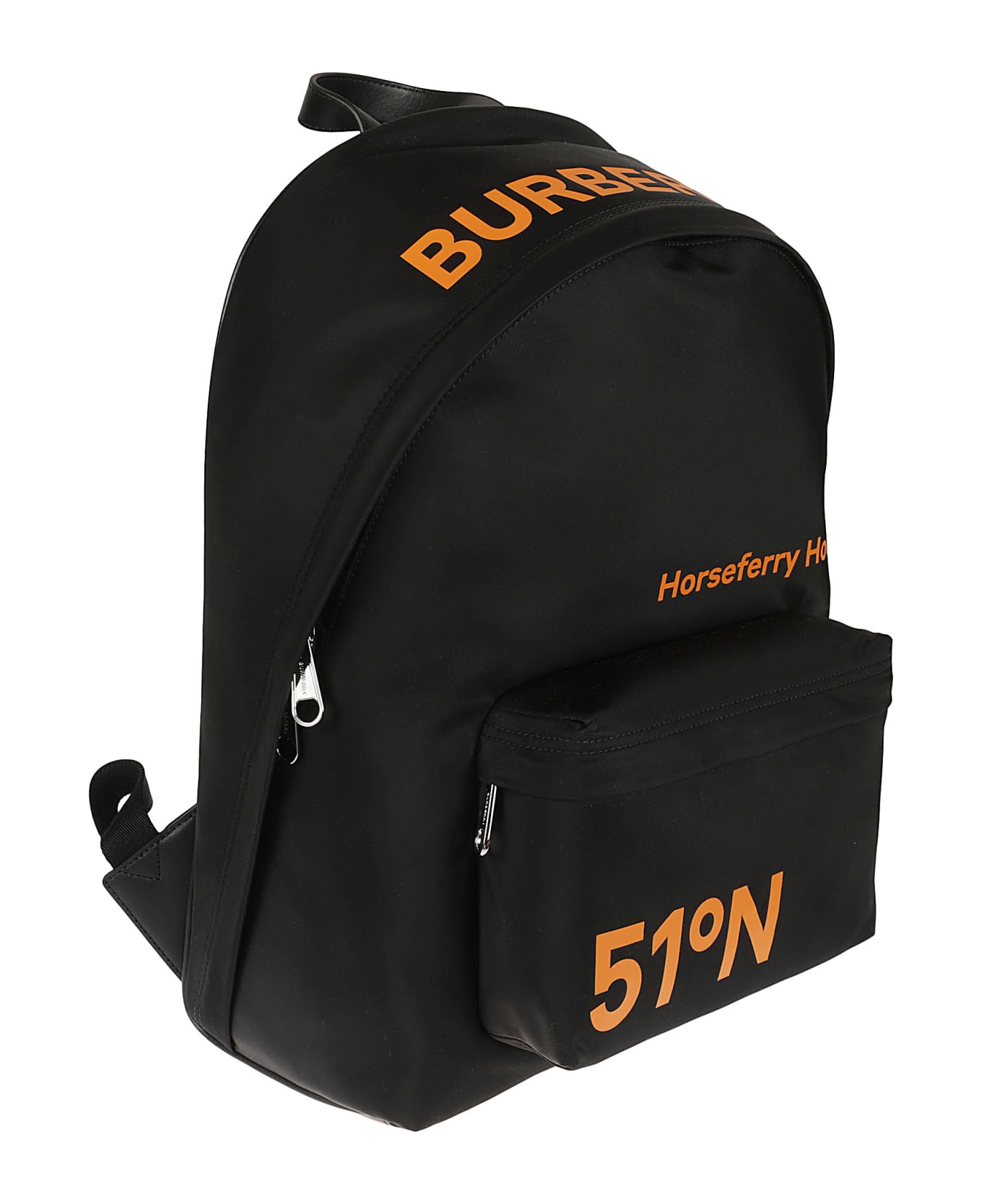 Burberry Horseferry House Backpack - Black/Orange