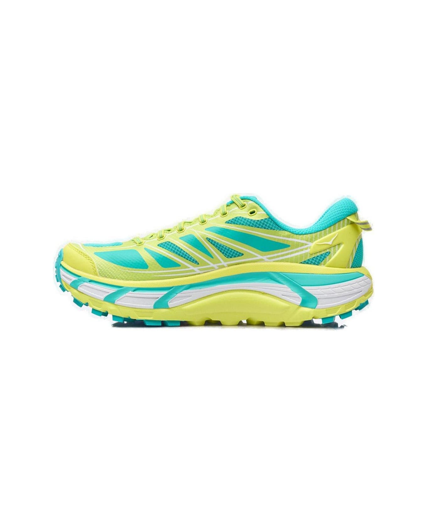 Hoka Mafate Speed 2 Lace-up Sneakers - Yellow/blue