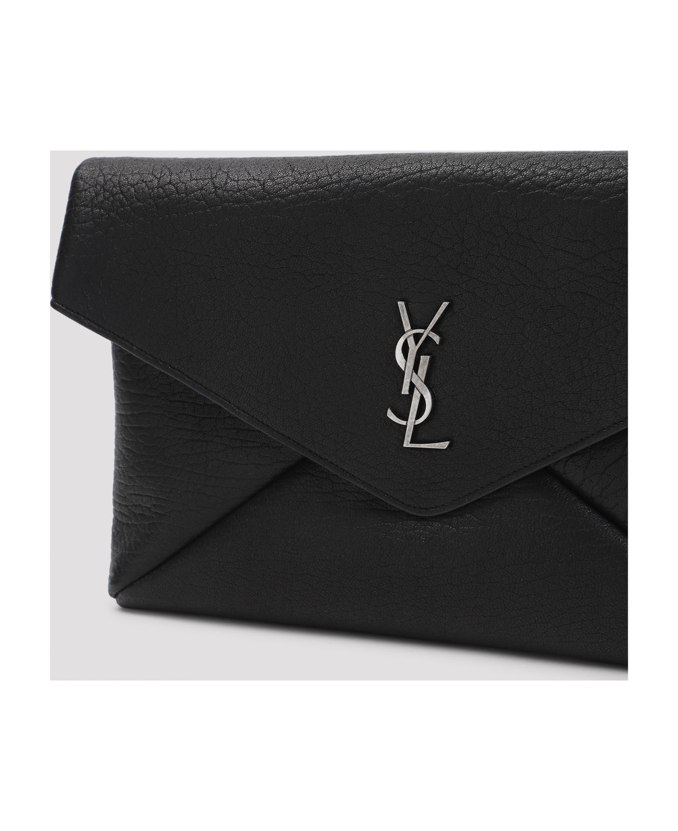 Saint Laurent Envelope Clutch - Black