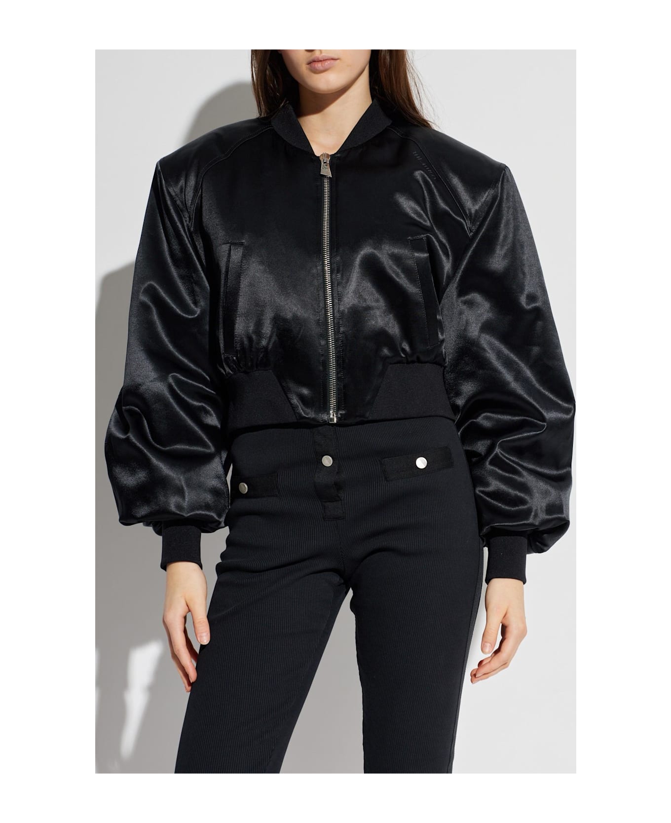 The Attico Bomber Jacket - Black