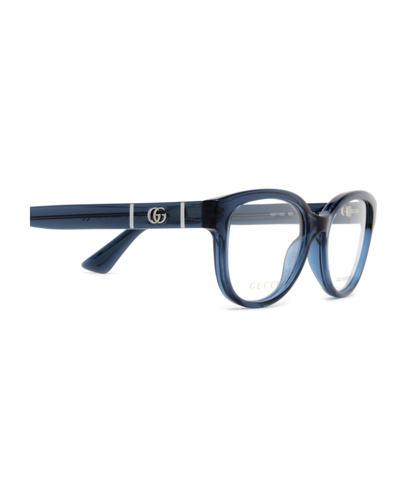 Gucci Eyewear Gg1115o Blue Glasses - Blue