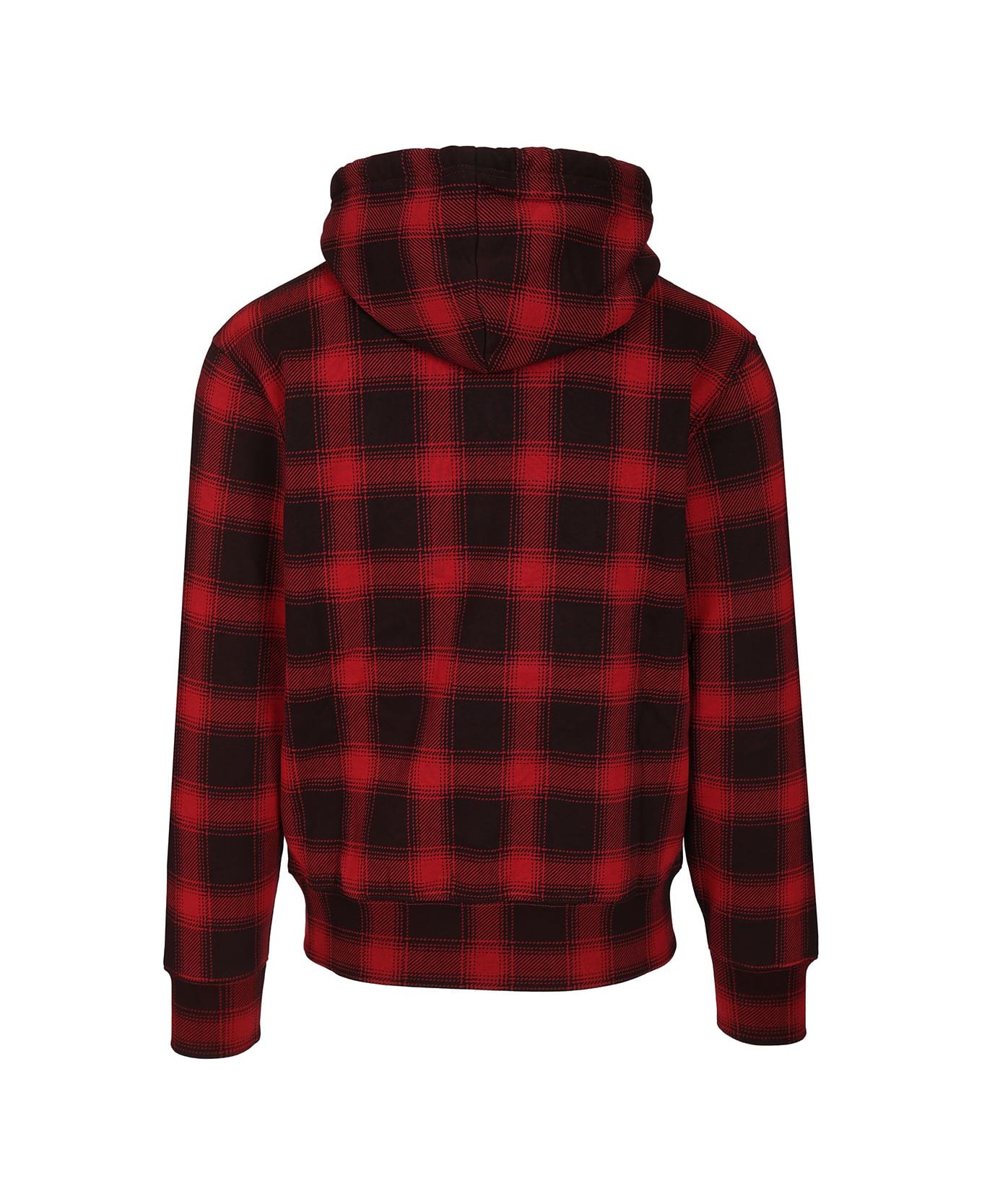 Ralph Lauren Checked Fleece Hoodie - FA25 LODGE SH PLA HOLIDAY BEAR