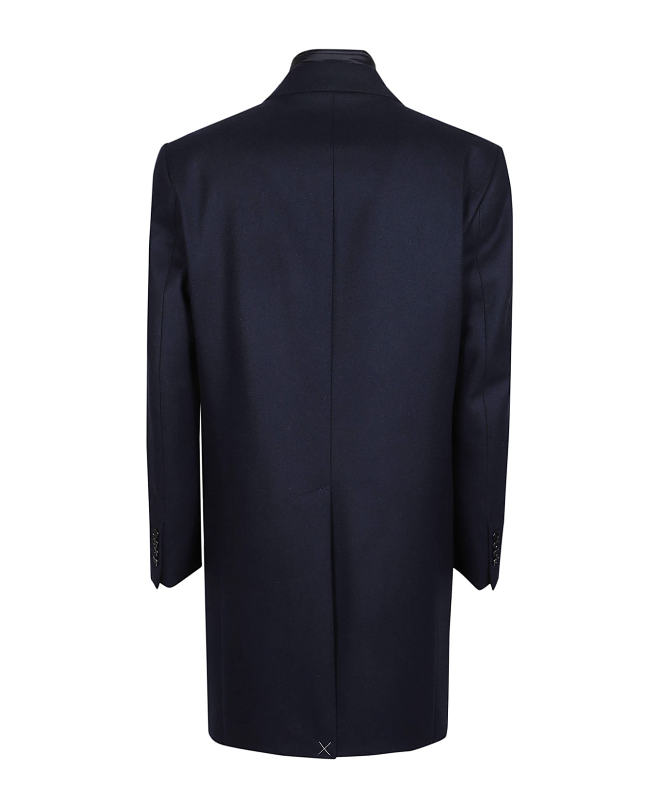 Fay Double-breasted Coat + Waistcoat - Blu Scuro