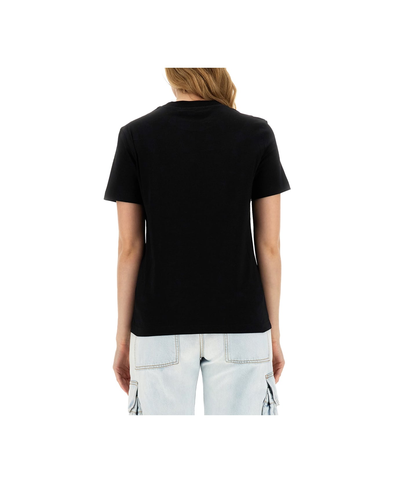 MSGM T-shirt With Logo - Black