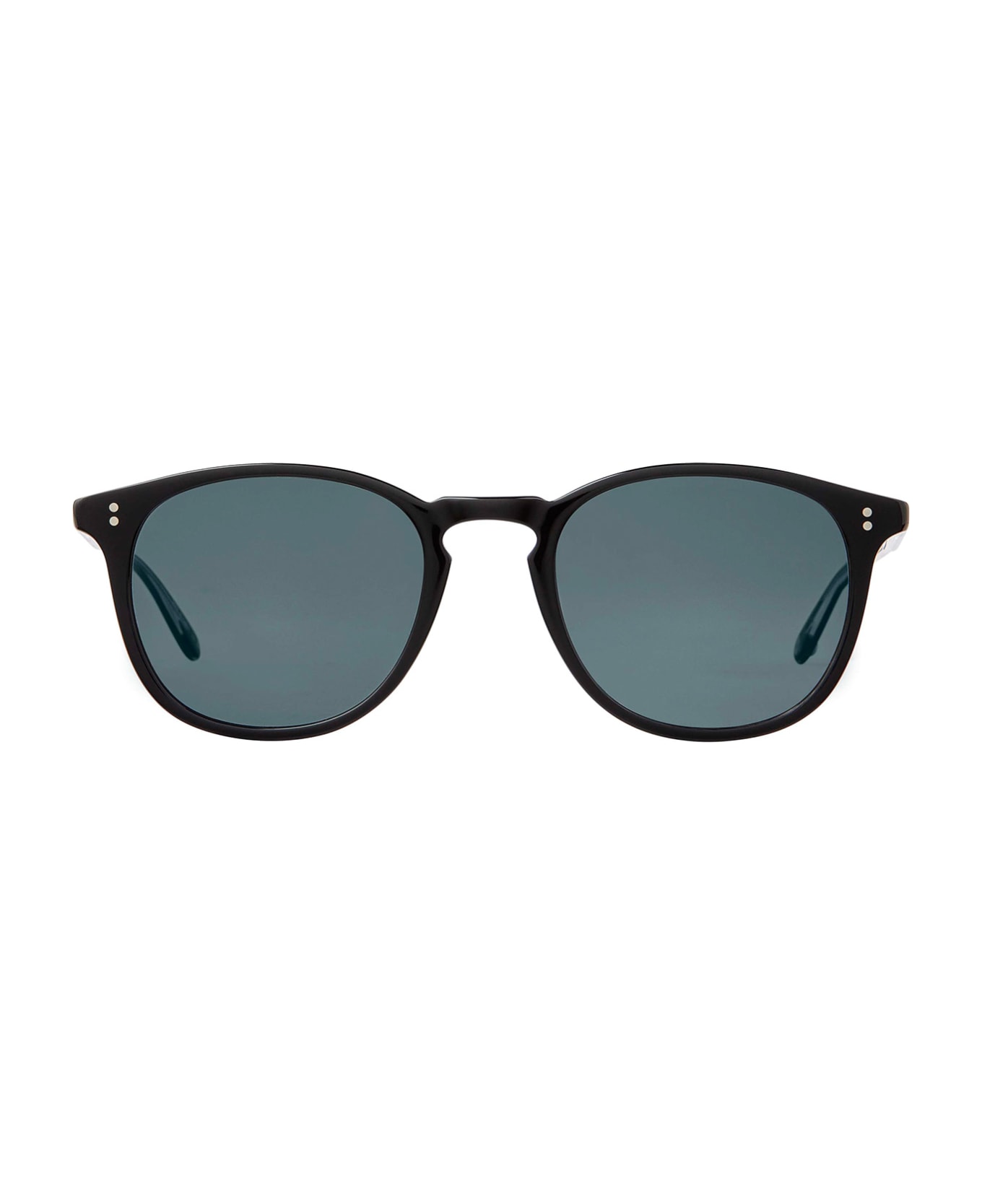 Garrett Leight Kinney Sun Black/semi-flat Pure Blue Smoke Sunglasses - Black/Semi-Flat Pure Blue Smoke