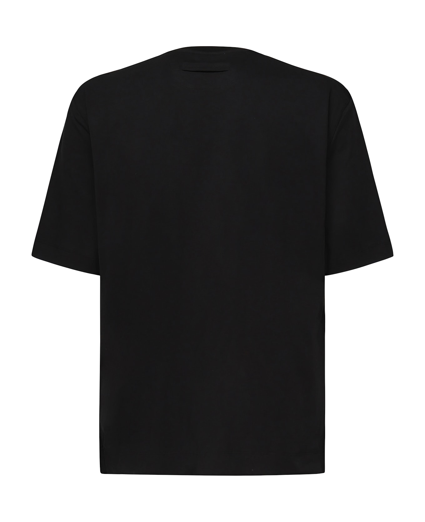 Zegna Cotton And Silk T-shirt - Black
