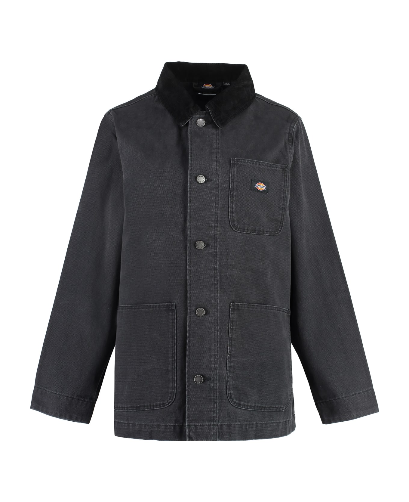 Dickies Button-front Cotton Jacket - black