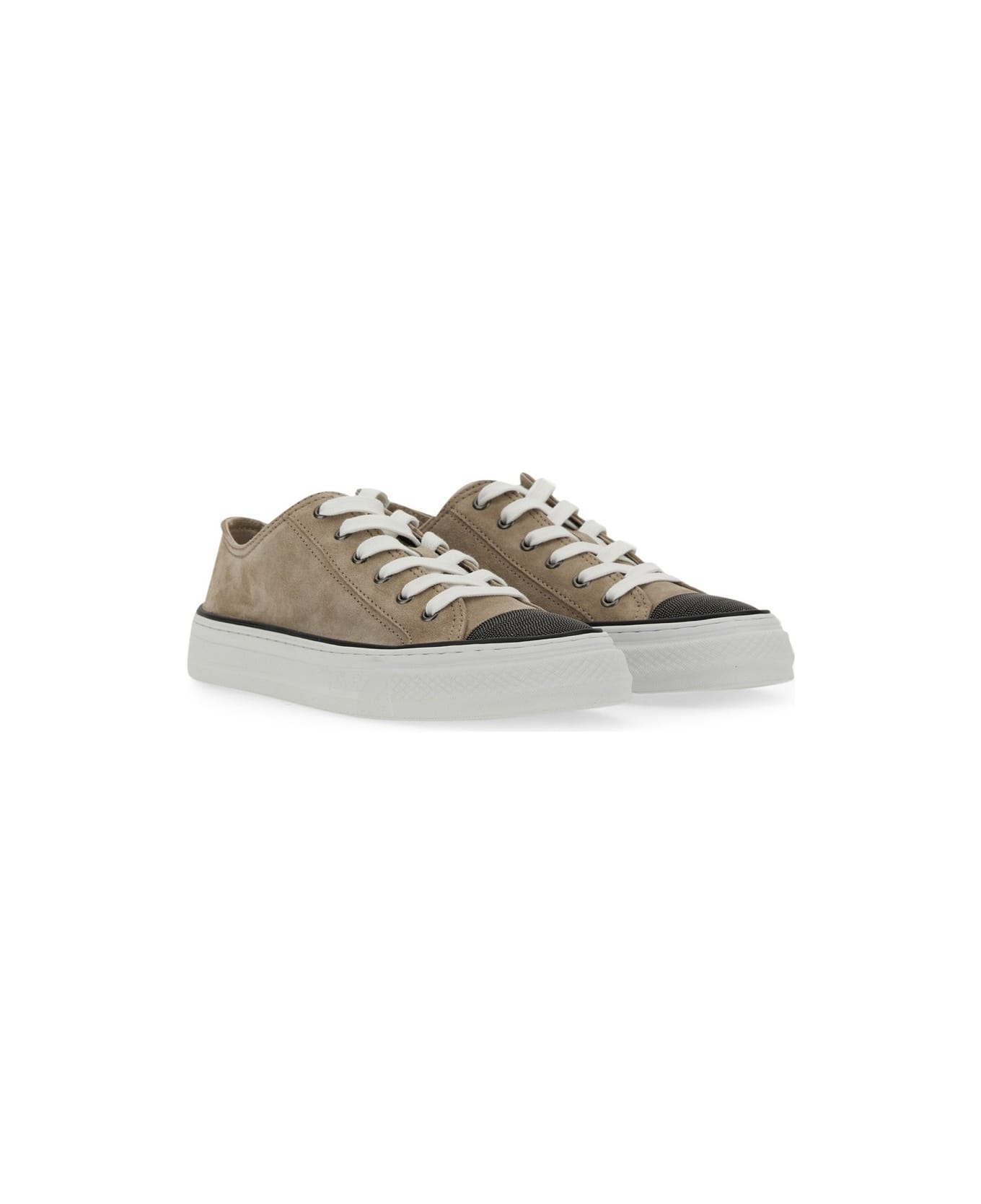 Brunello Cucinelli Sneaker With Precious Toe - MULTICOLOUR