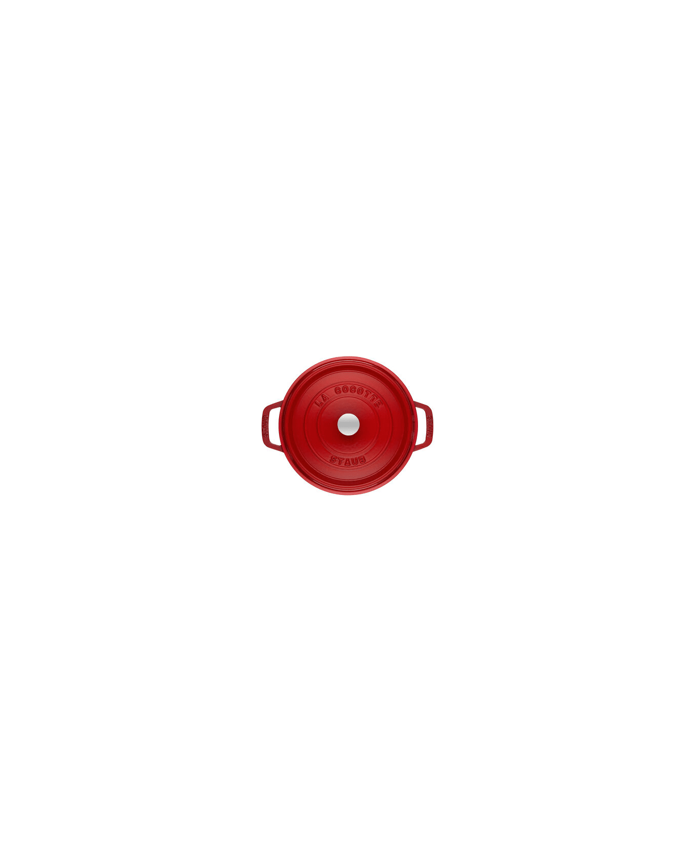 Staub La Cocotte Tonda Rossa Cm 26 - Rosso