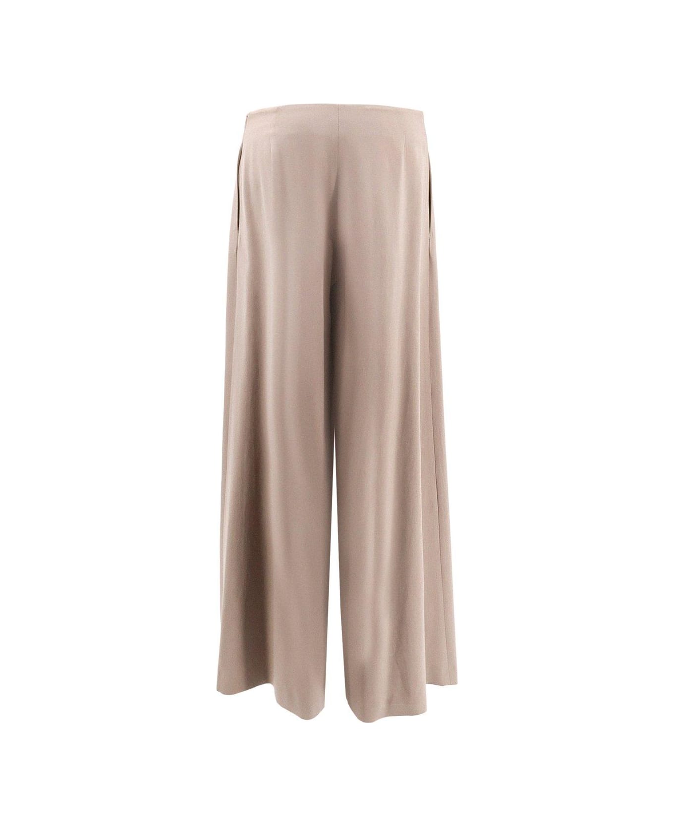 The Row Dela Wide Leg Pants - GREYTAUPE