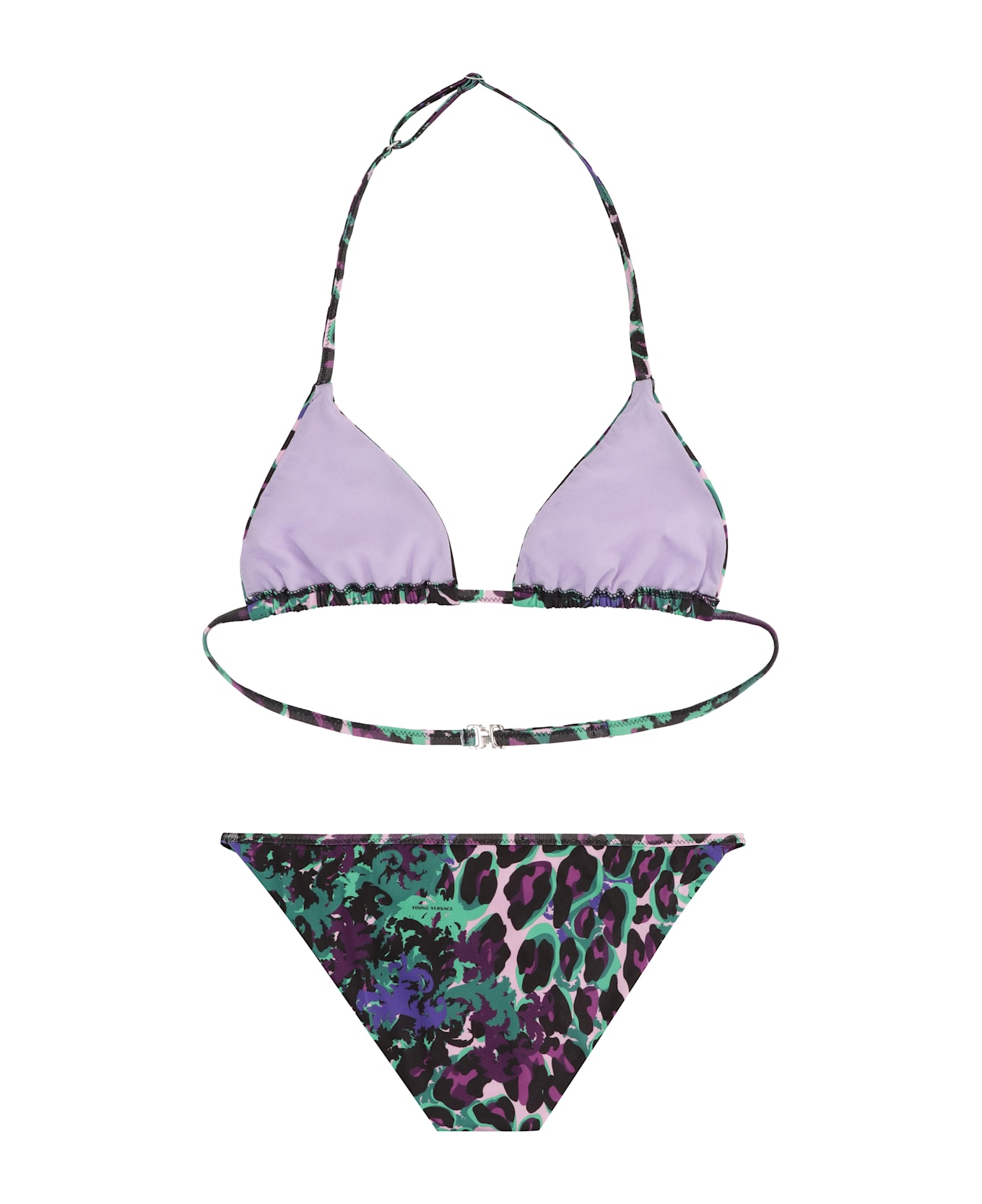 Young Versace Printed Bikini - Multicolor