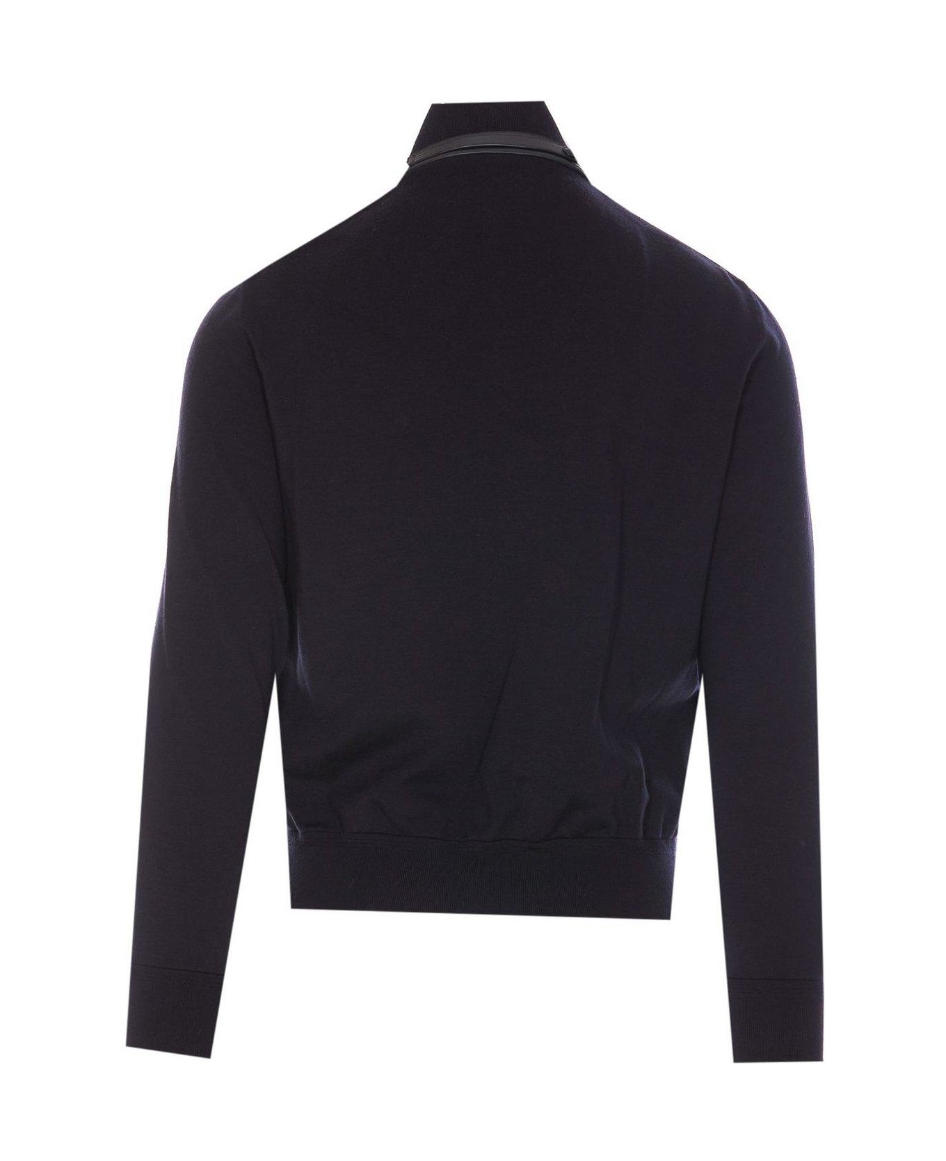 Tom Ford High-neck Zipped Jacket - Blue