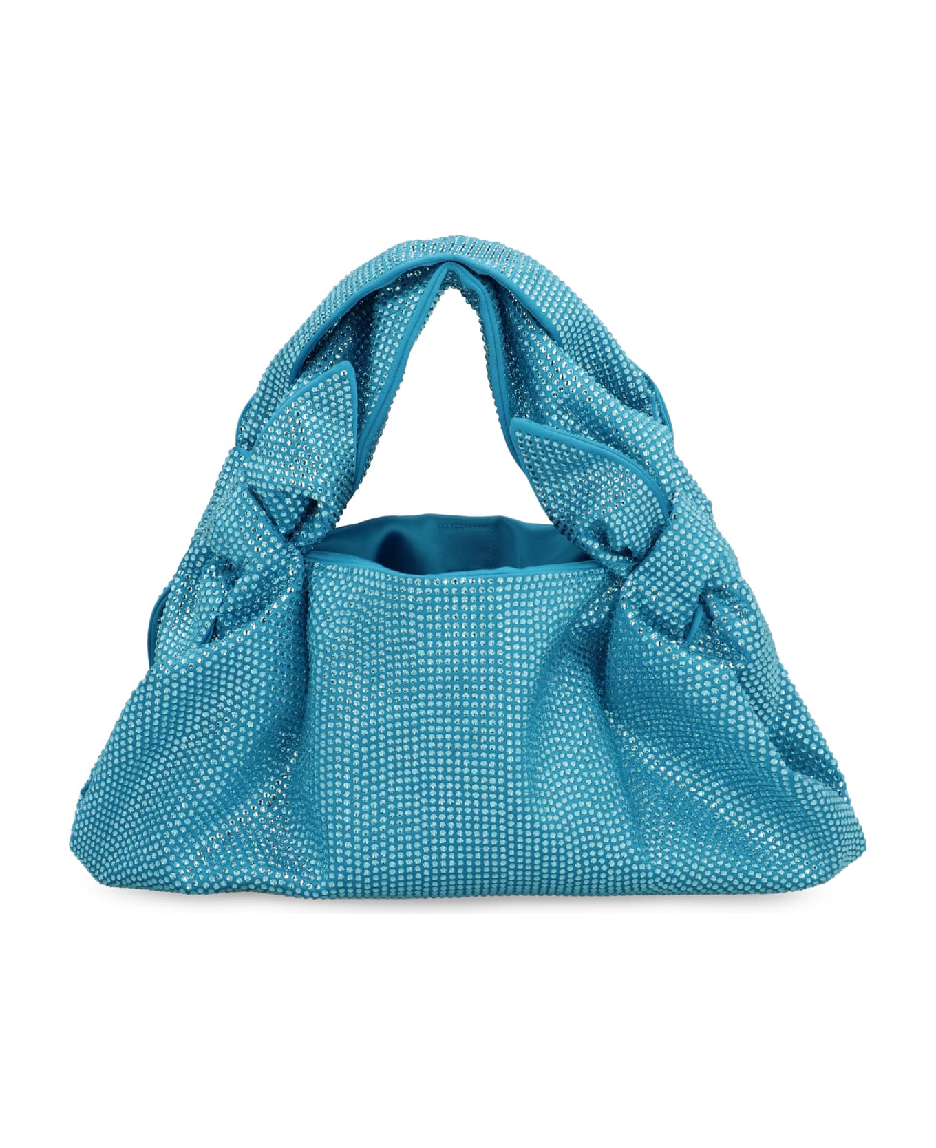 Giuseppe di Morabito Strass Shoulder Bag - Clear Blue