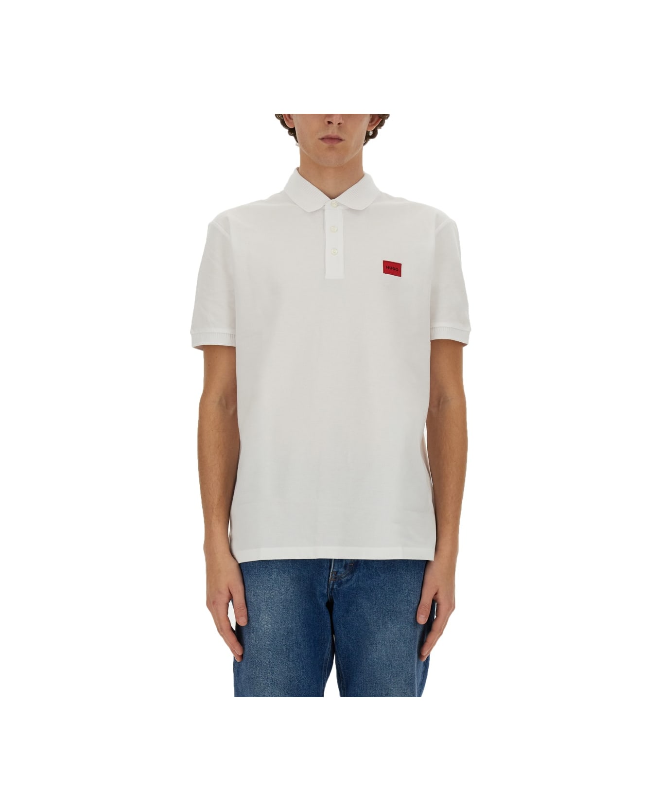 Hugo Boss Polo With Logo - WHITE ポロシャツ