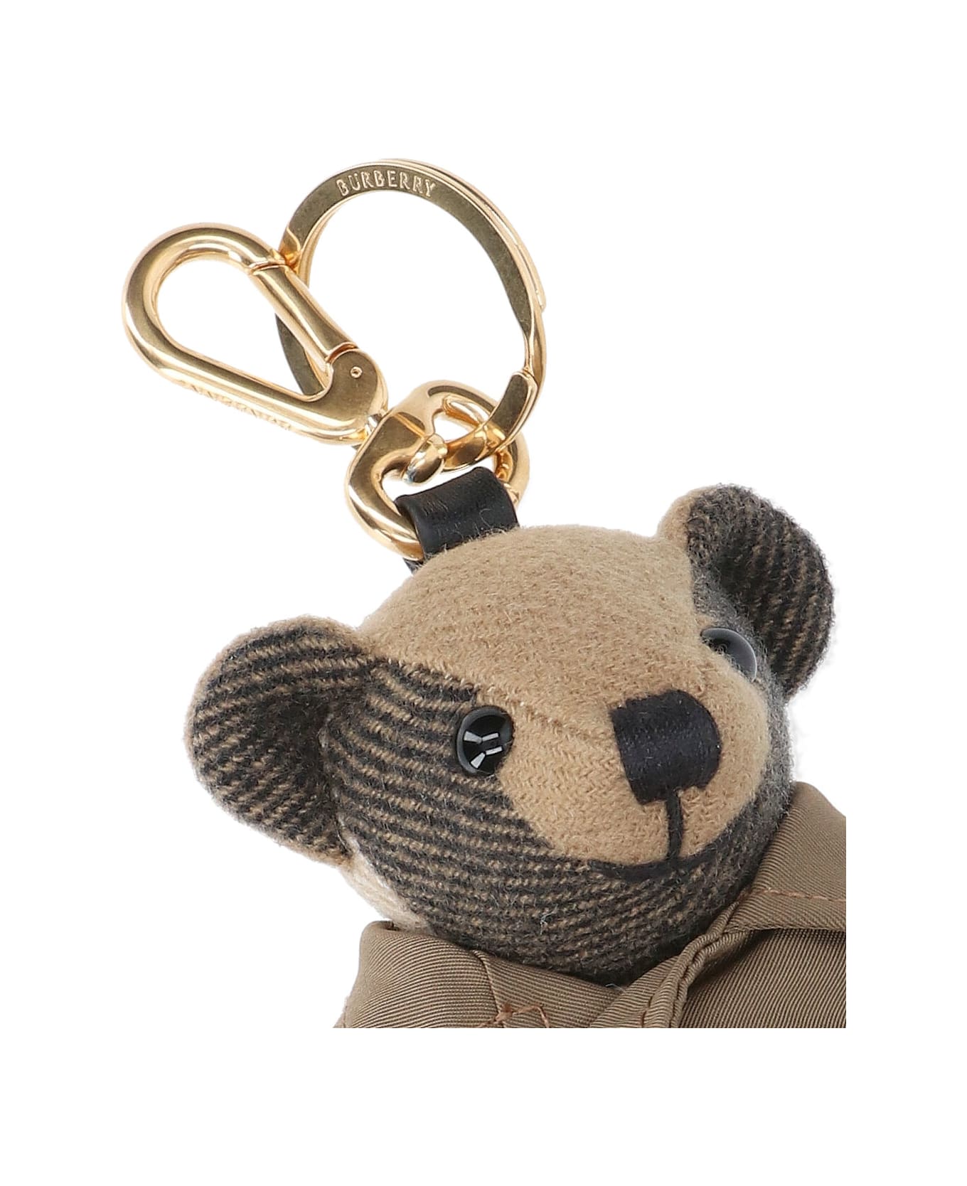 Burberry "thomas" Teddy Bear Keyring Charm - Brown