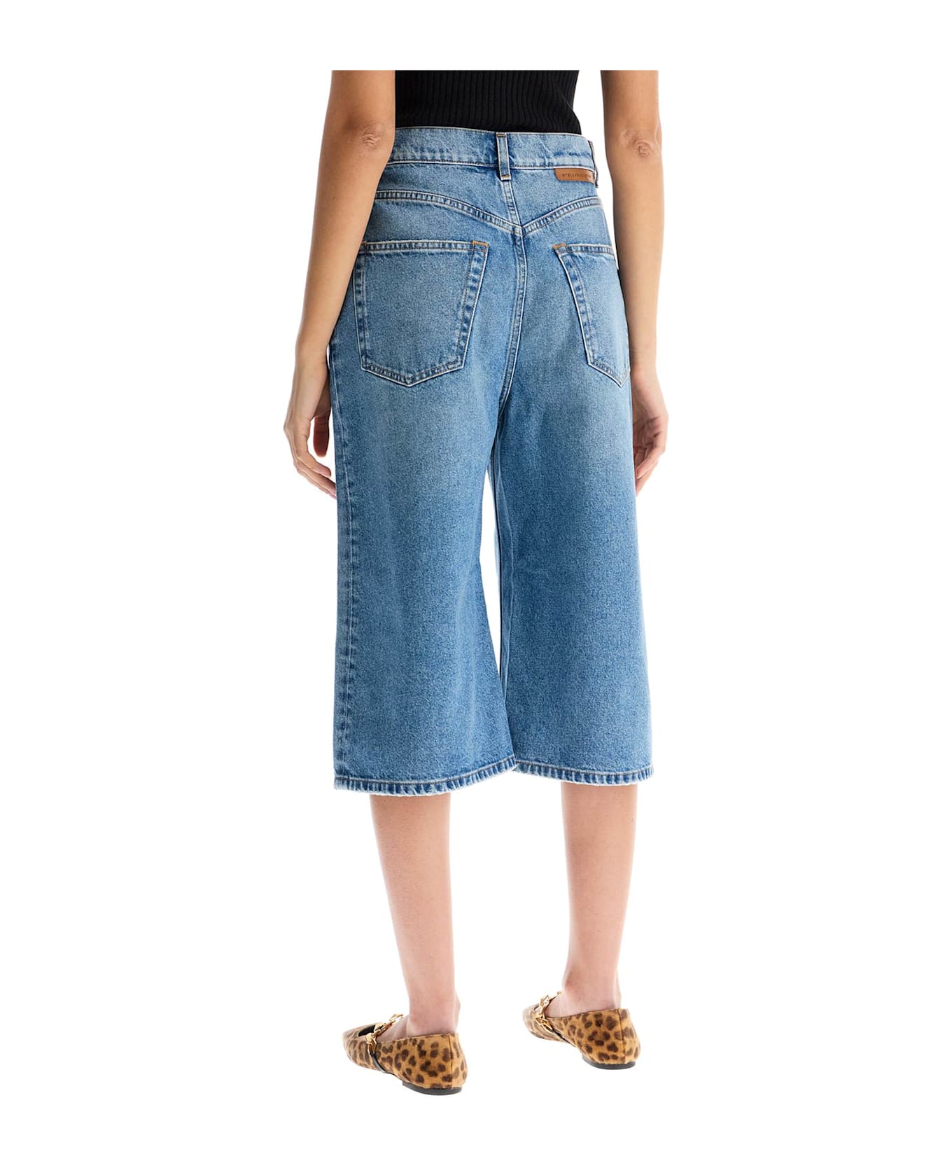 Stella McCartney Denim Bermuda Shorts - MEDIUM VINTAGE BLUE (Blue)