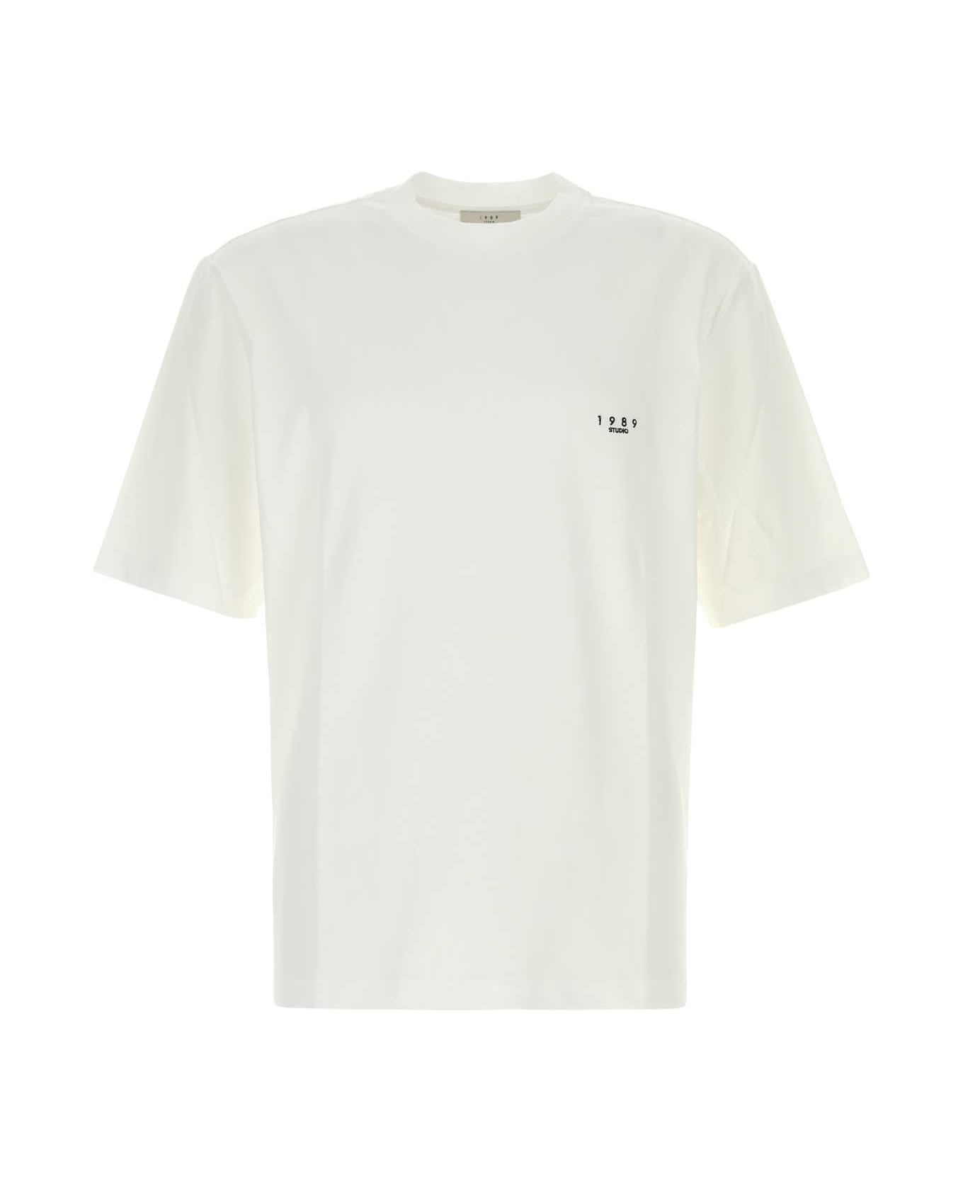 1989 Studio White Cotton T-shirt - WHITE
