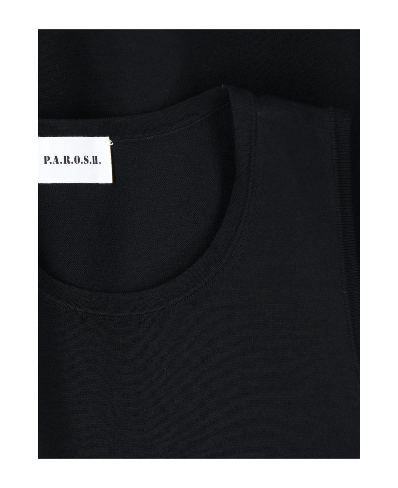 Parosh A-line Maxi Dress - Black   ワンピース＆ドレス
