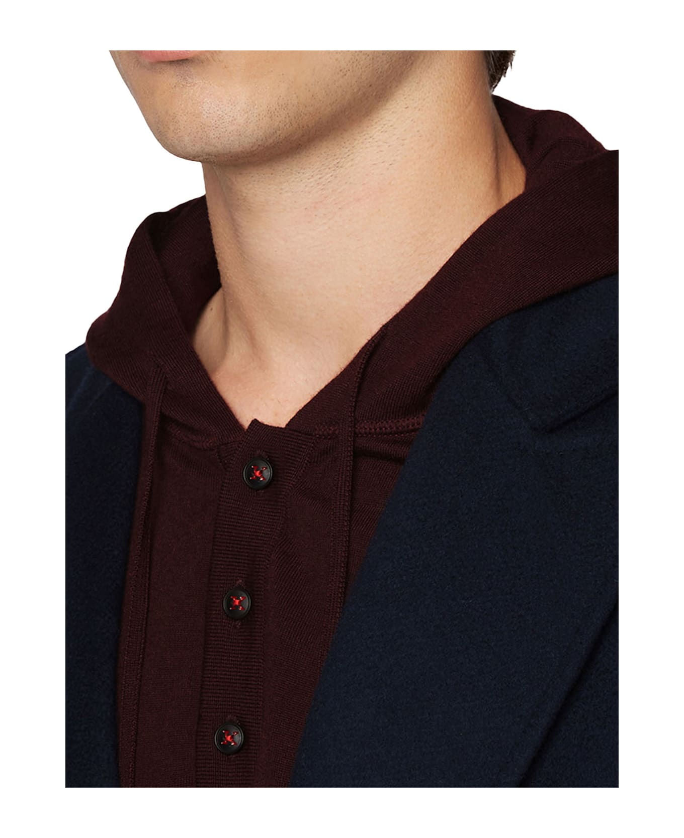 Kiton Outdoor Jacket Cashmere - NAVY BLUE