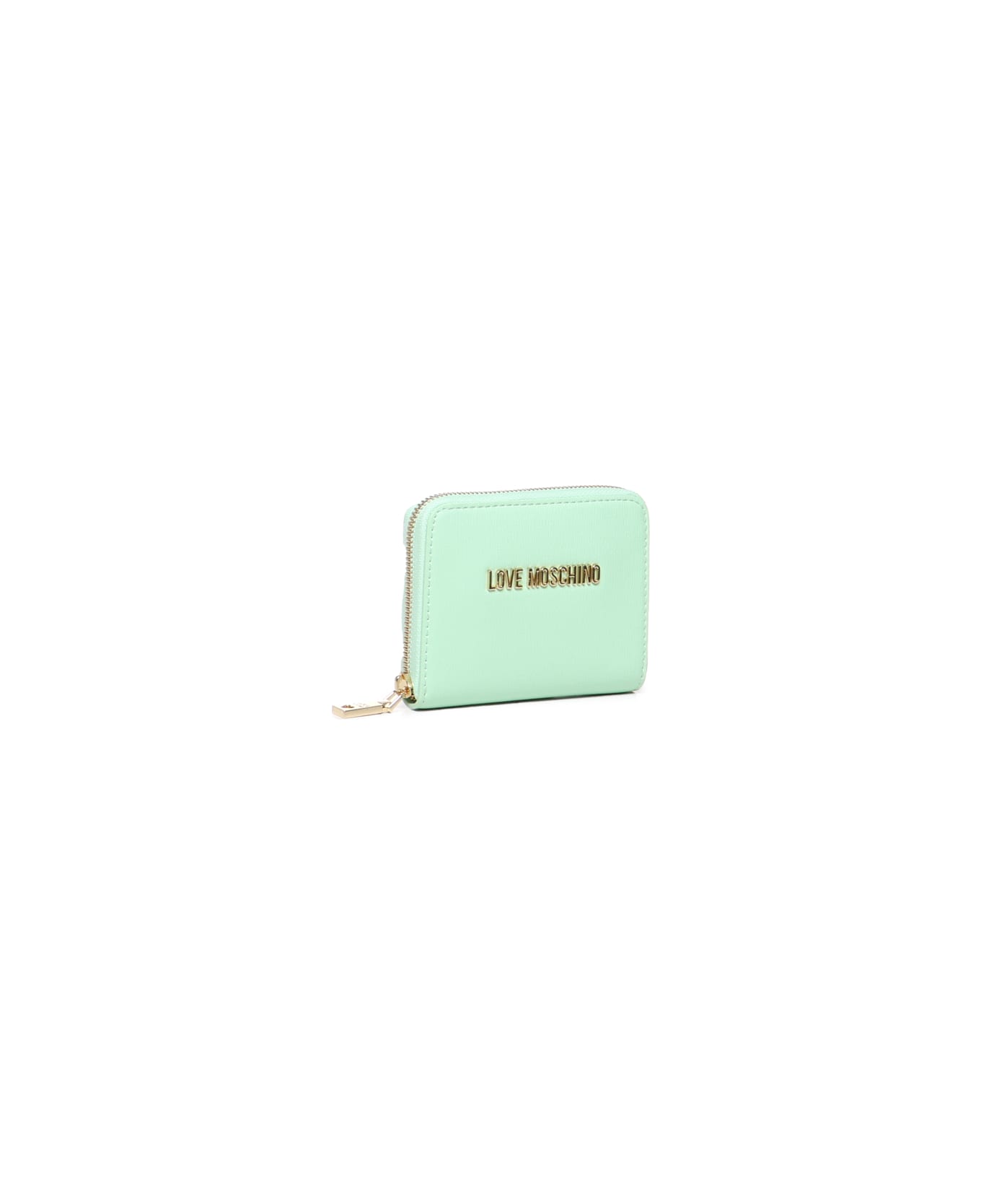 Love Moschino Small Wallet With Logo - Mint