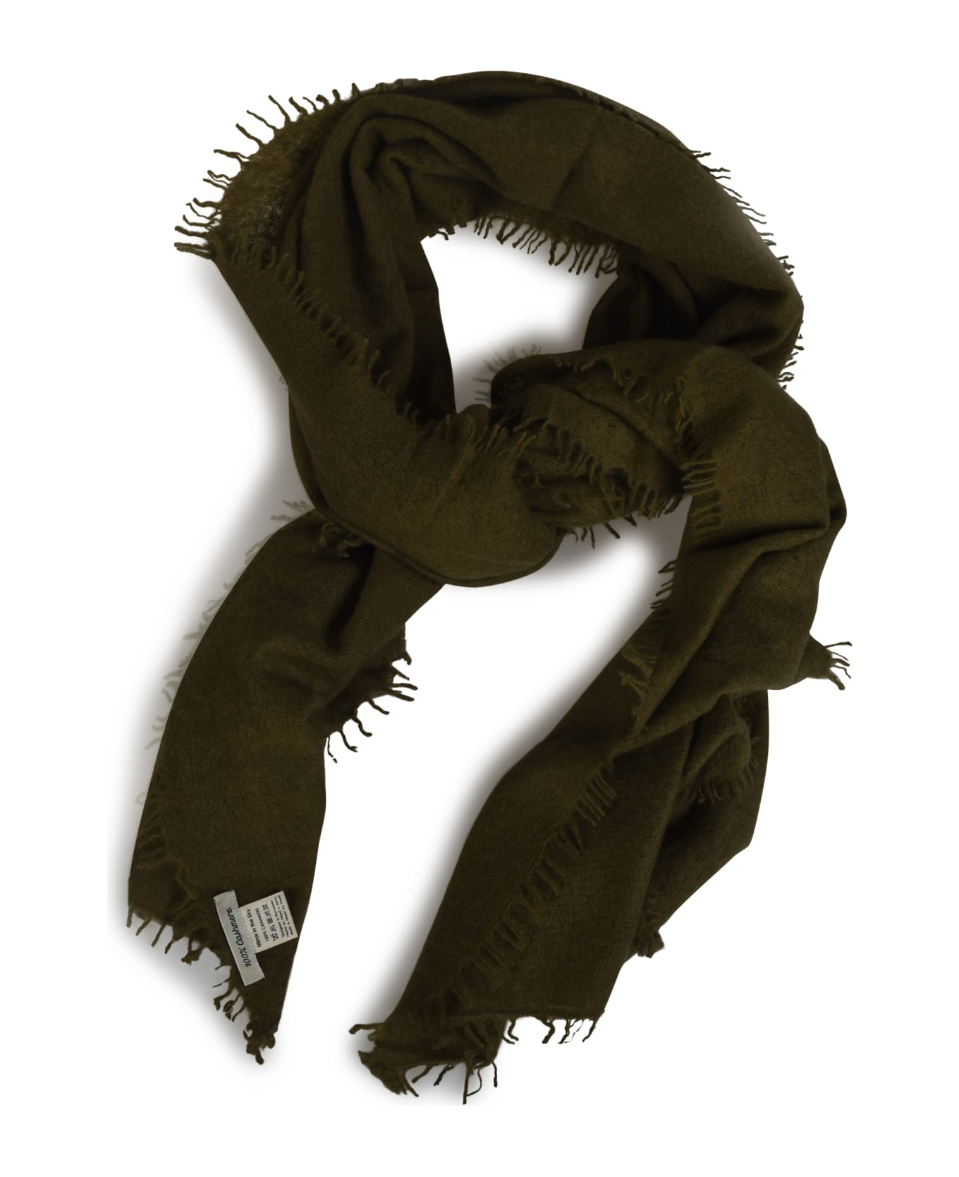 Mirror in the Sky Semi-fringed Scarf - Bamboo