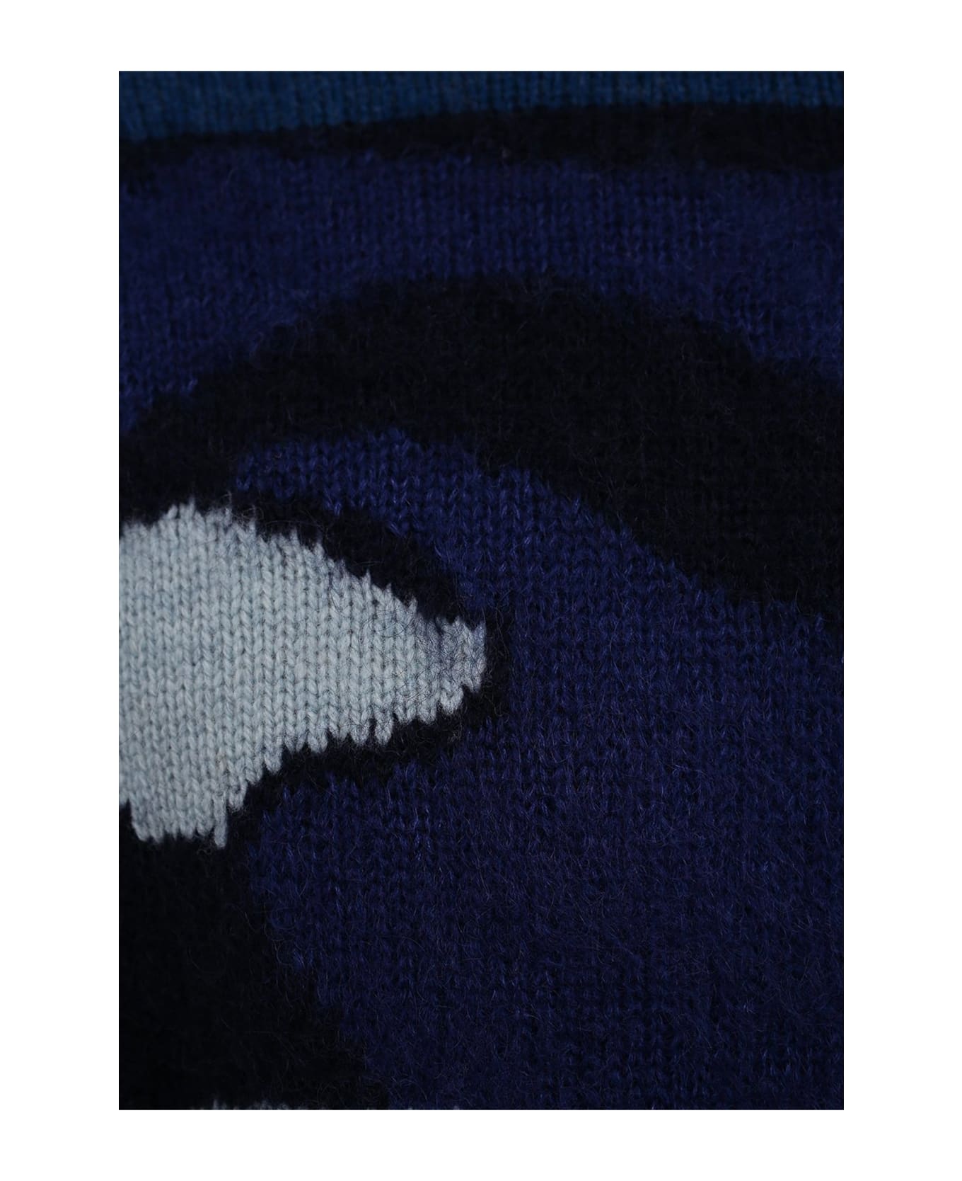Kenzo Polar Bear Knit Jumper - Blue