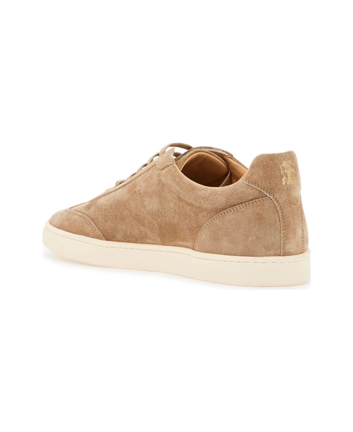 Brunello Cucinelli Suede Sneakers - NOISETTE (Beige)