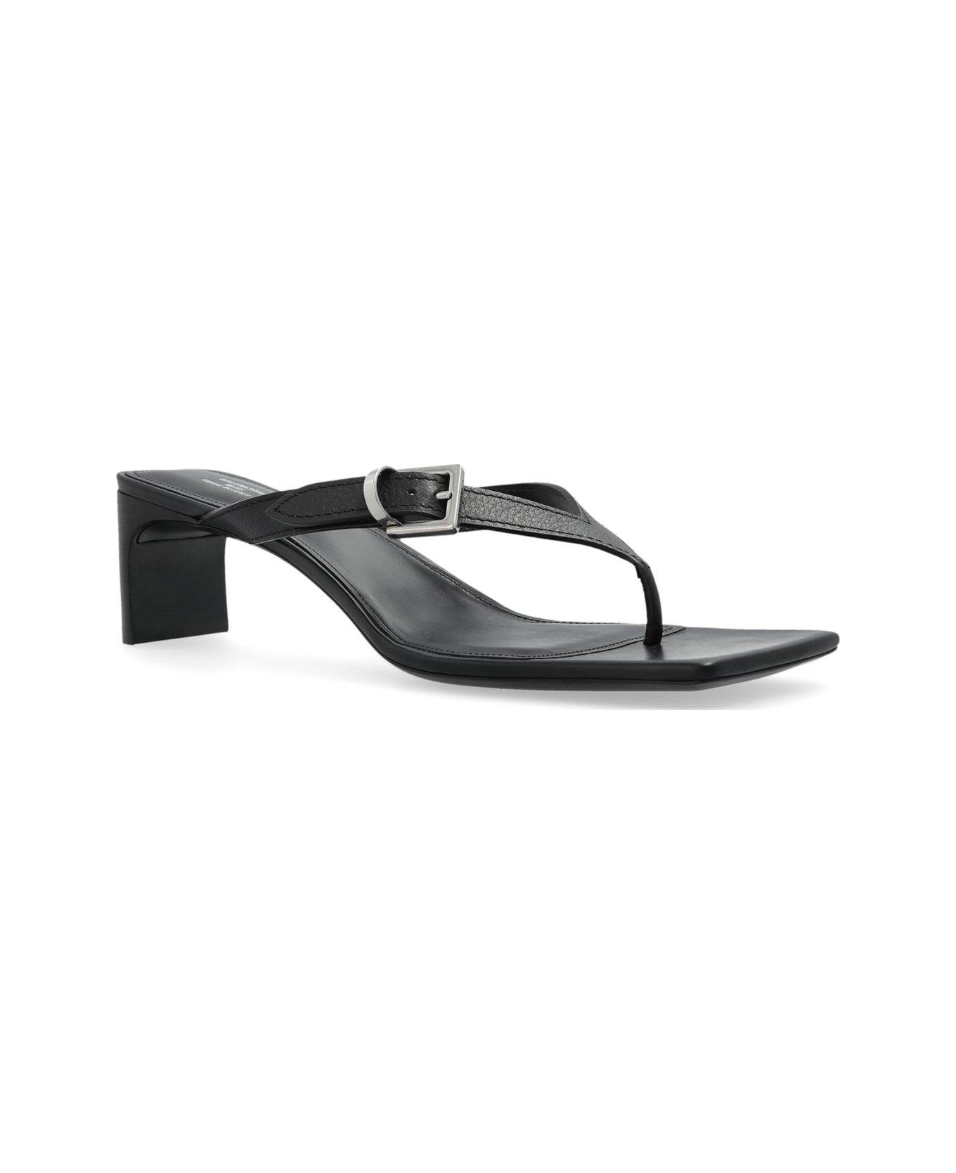 Balenciaga Bel Air Heeled Sandals - Black