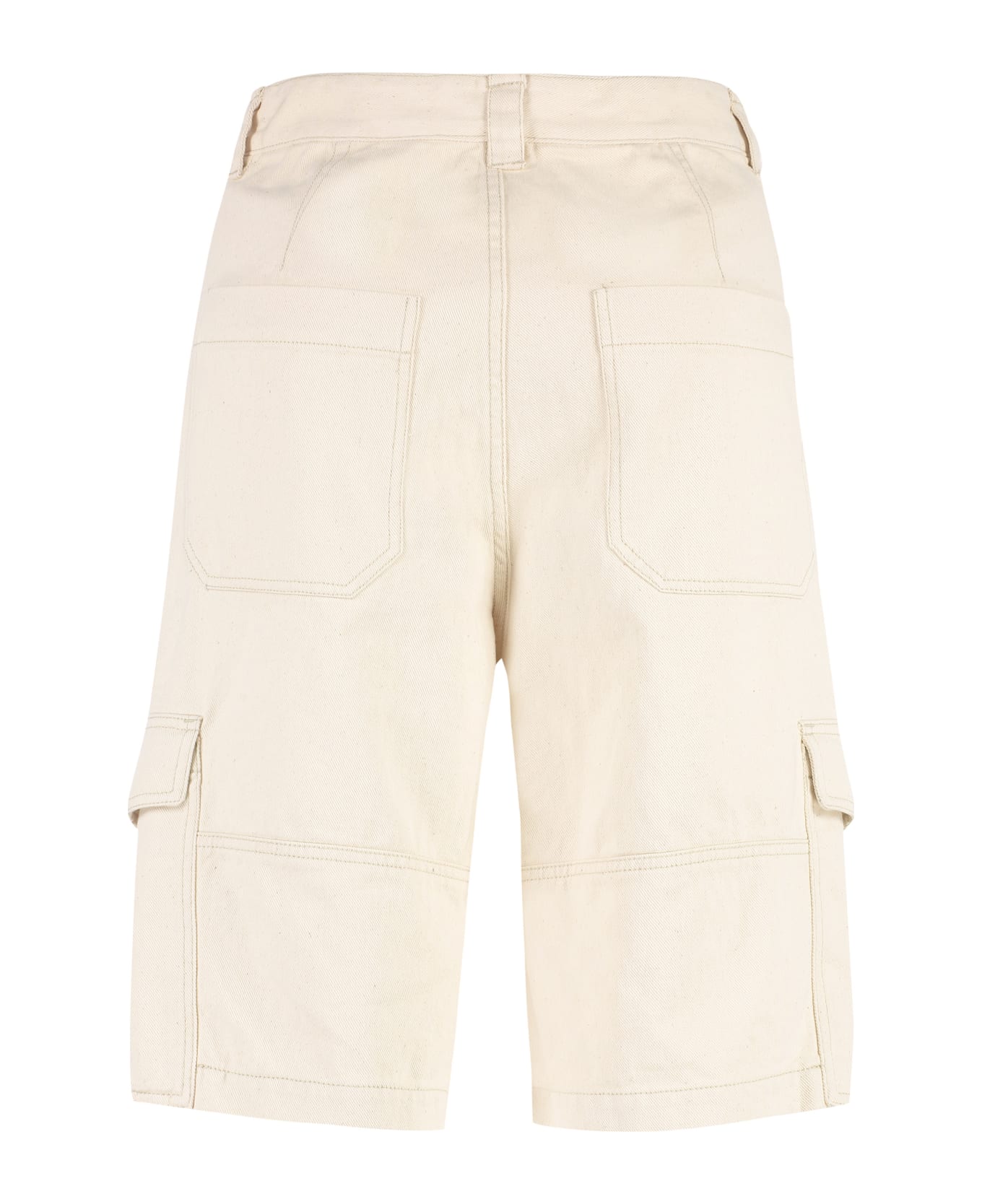 Isabel Marant Enory Cotton Cargo-shorts - Ecru